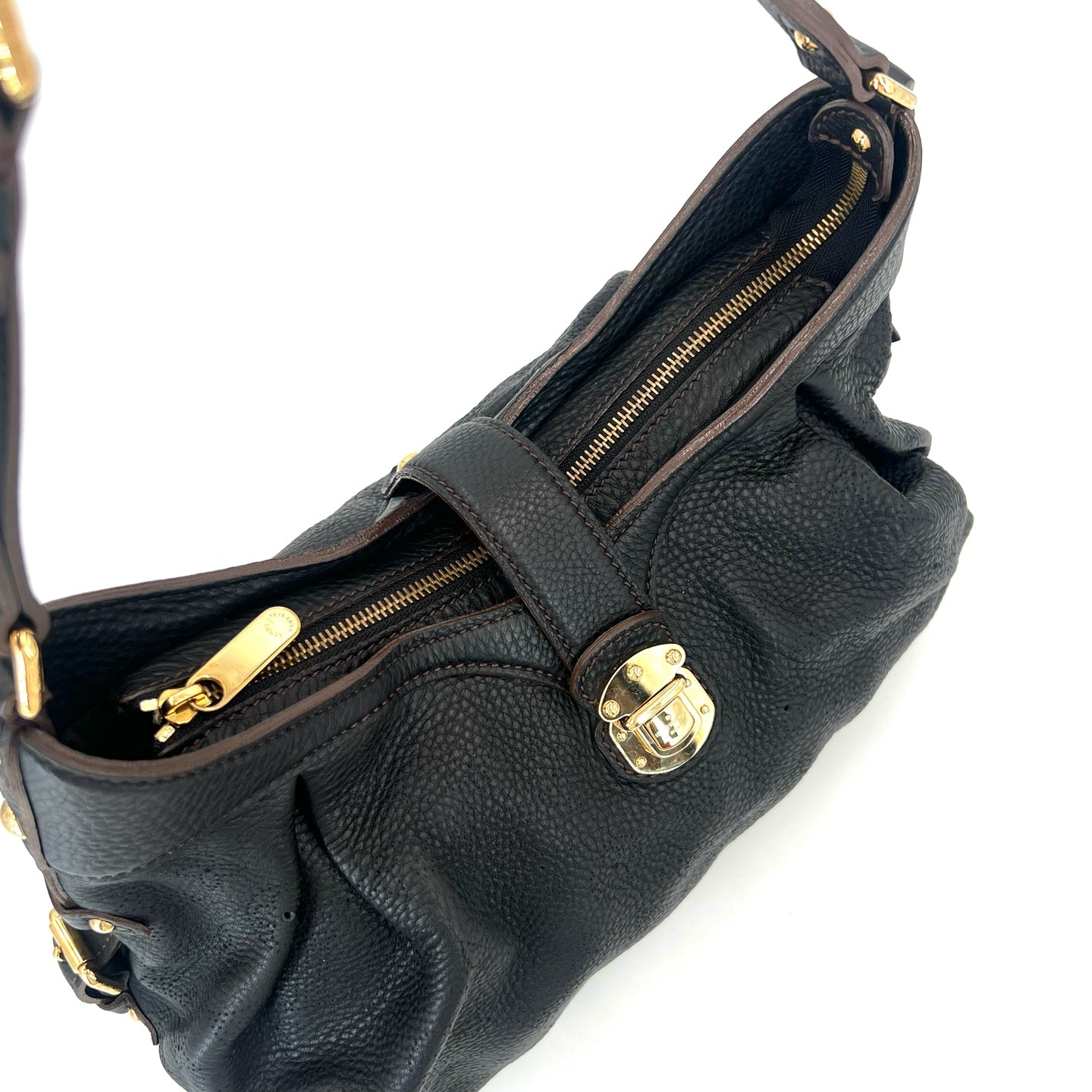 Louis Vuitton - Mahina - Leather - Black - (medium)