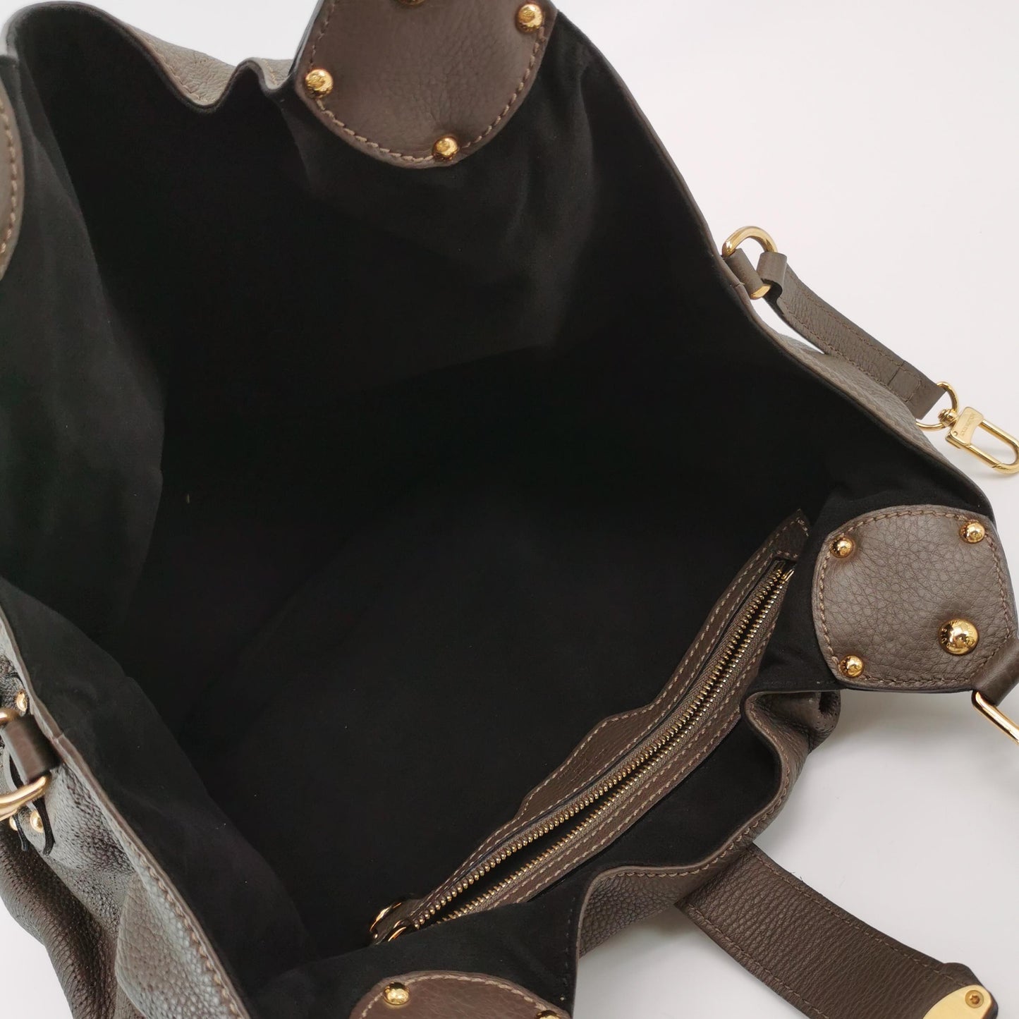 Louis Vuitton - Mahina - Leather - Grey - (large)