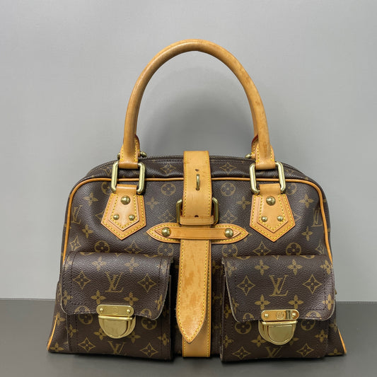Louis Vuitton - Manhattan - Leather - Brown - (Medium)