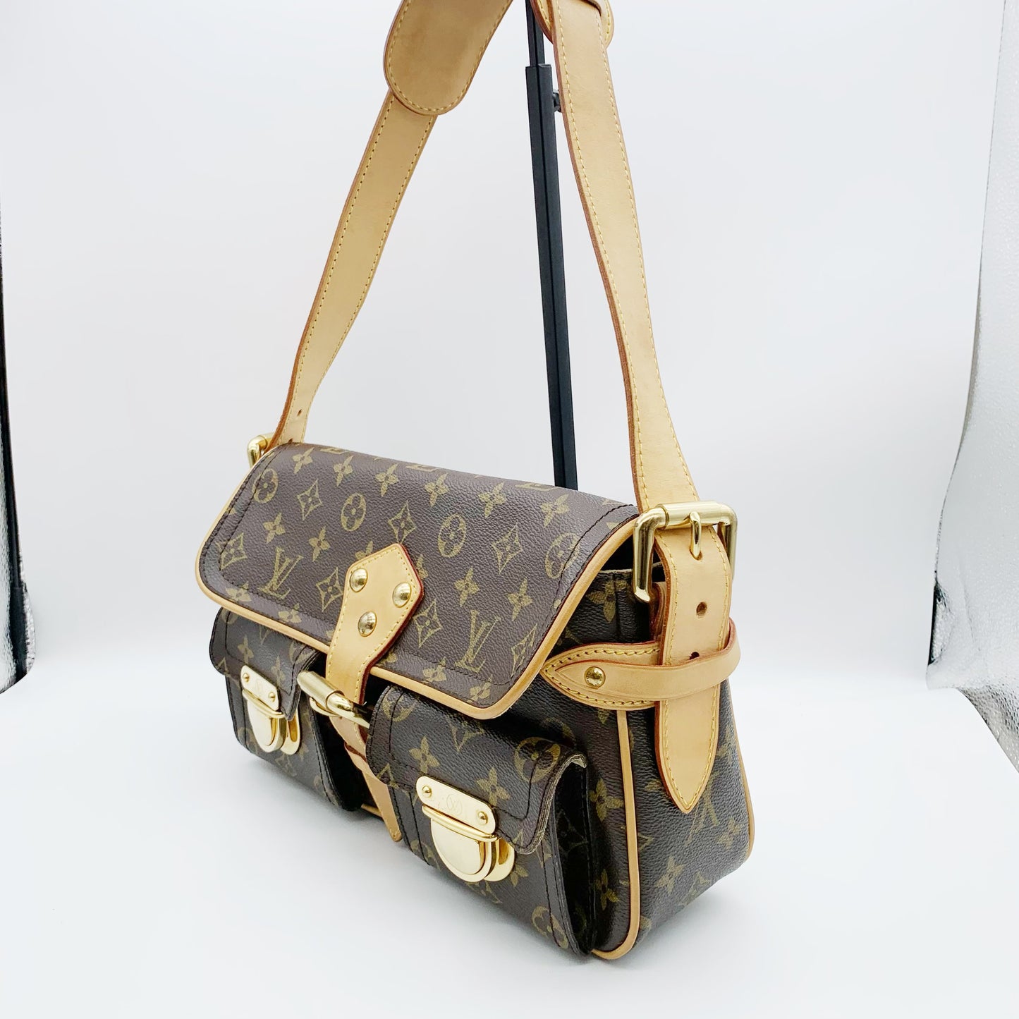 Louis Vuitton - Manhattan PM - Leather - Brown - (small)