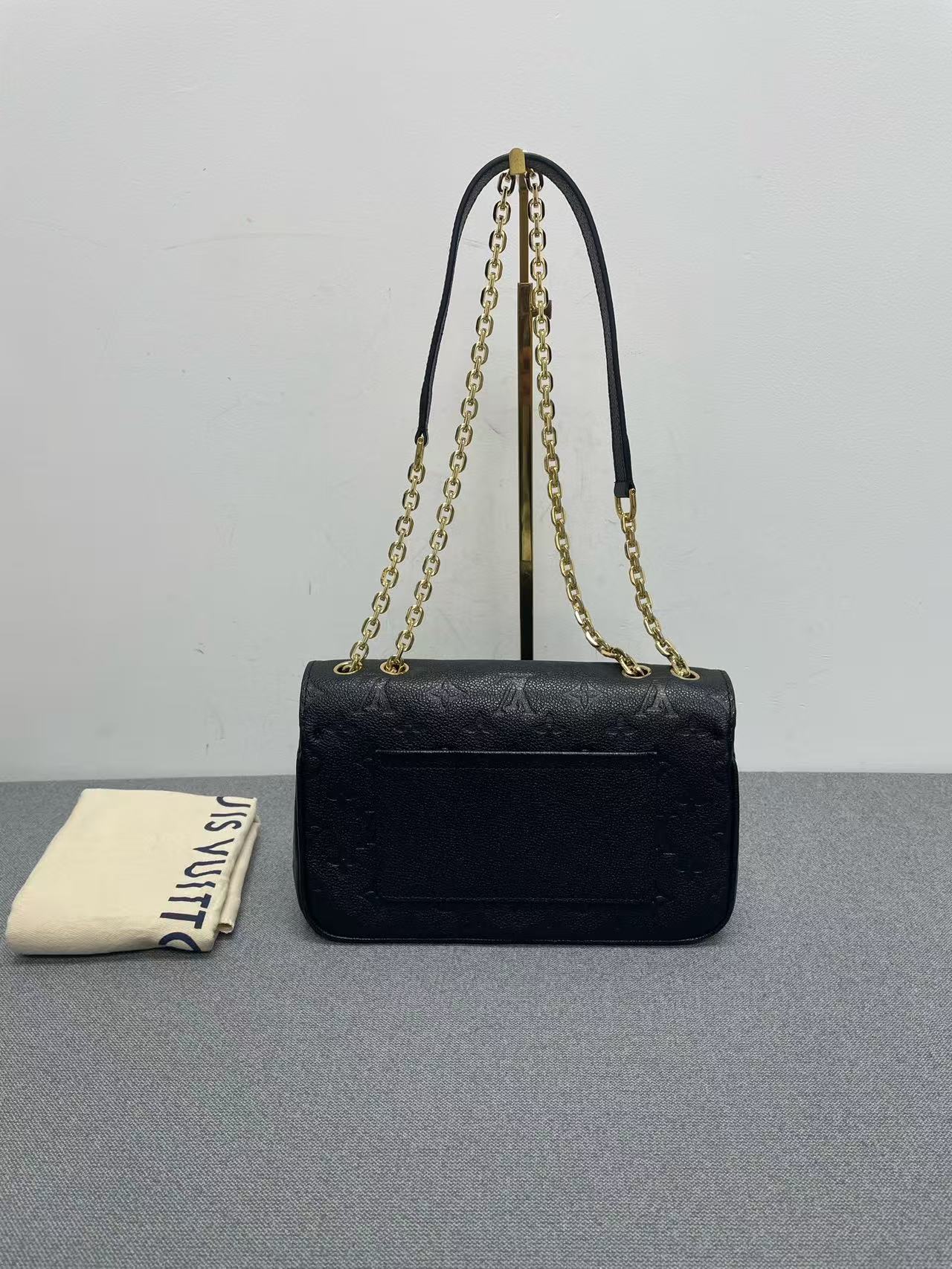 Louis Vuitton - Marceau - Embossed Monogram Empreinte leather - Black - (Small)