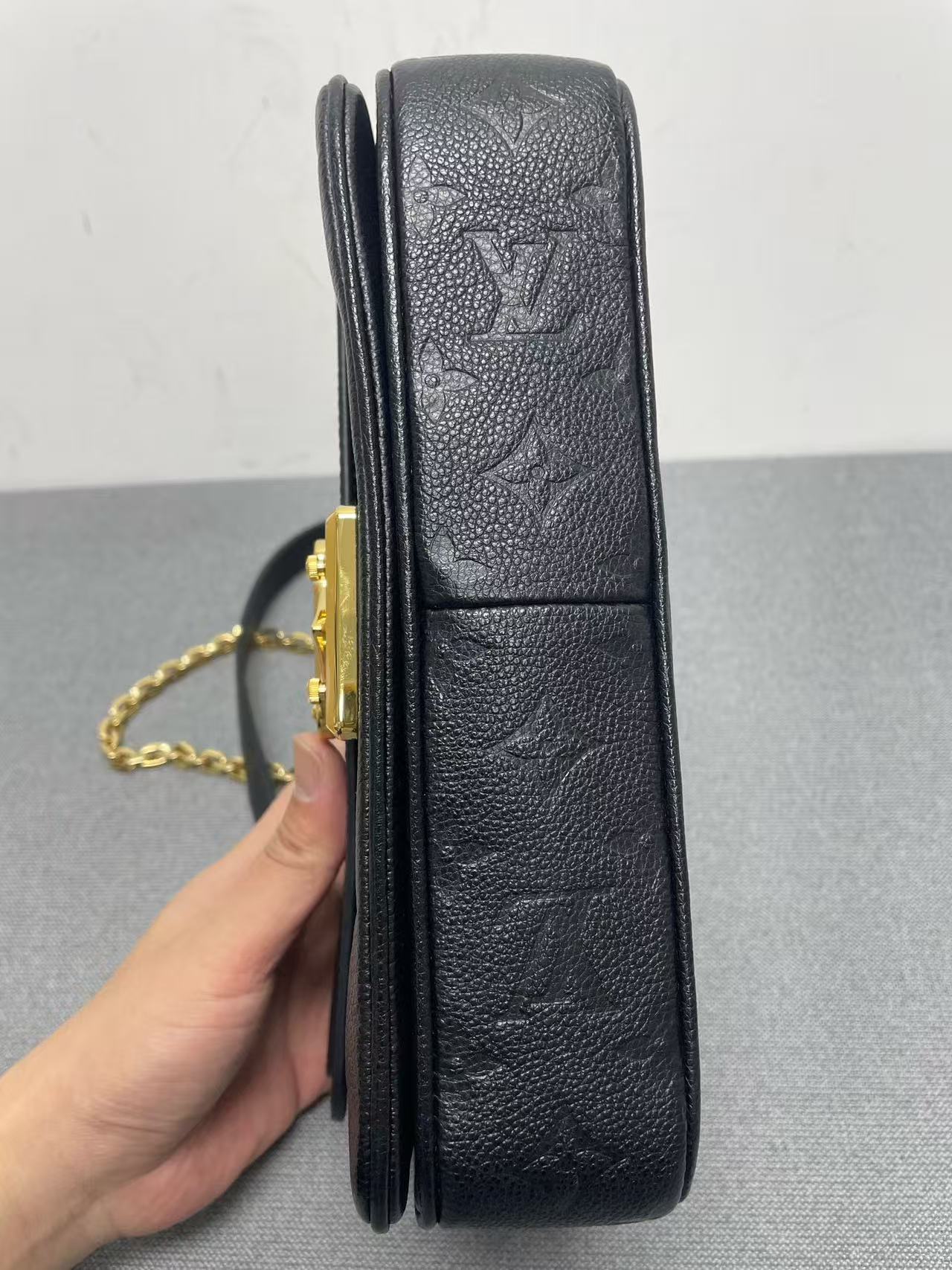 Louis Vuitton - Marceau - Embossed Monogram Empreinte leather - Black - (Small)