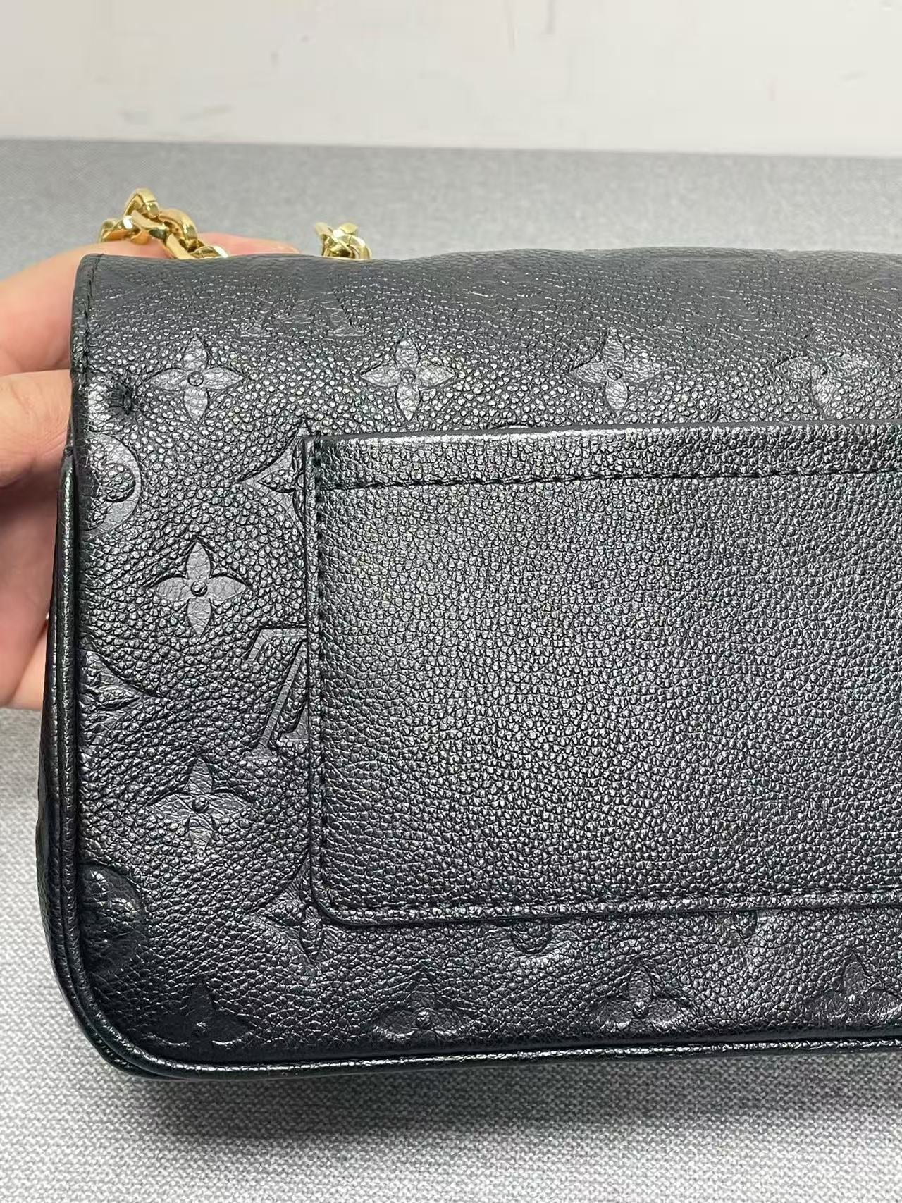 Louis Vuitton - Marceau - Embossed Monogram Empreinte leather - Black - (Small)