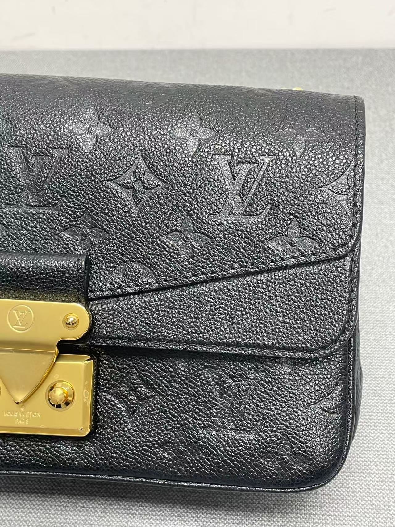 Louis Vuitton - Marceau - Embossed Monogram Empreinte leather - Black - (Small)