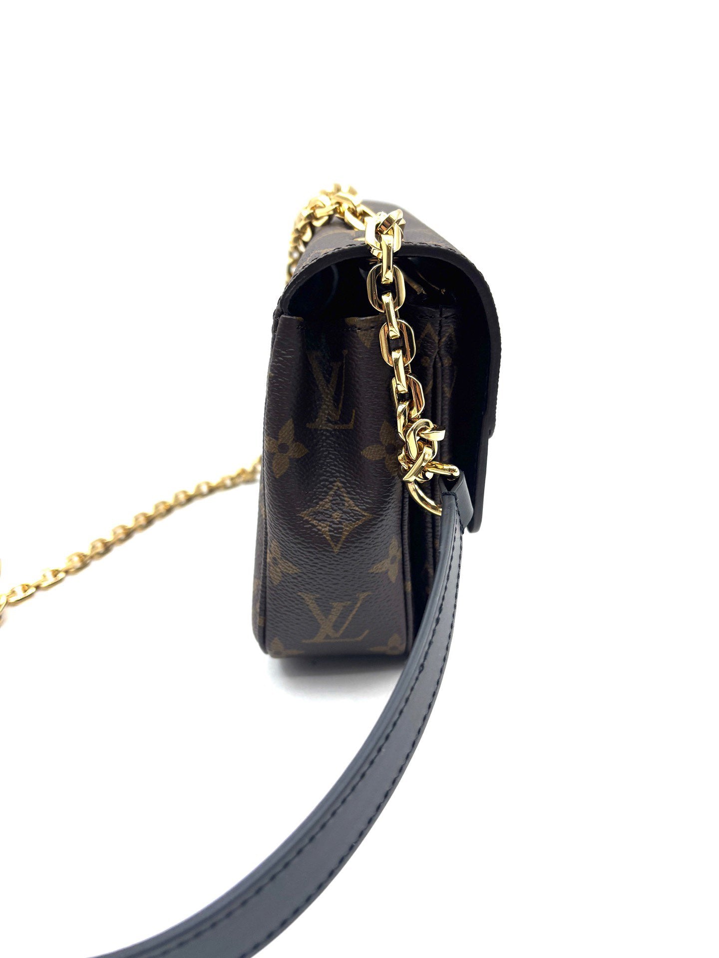 Louis Vuitton - Marceau - Monogram coated canvas with cowhide leather trim - Brown with black trim - (small)