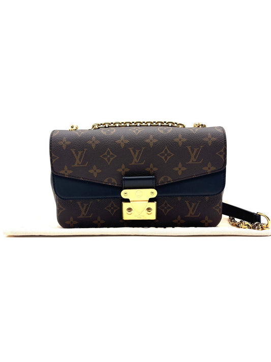 Louis Vuitton - Marceau - Monogram coated canvas with cowhide leather trim - Brown with black trim - (small)