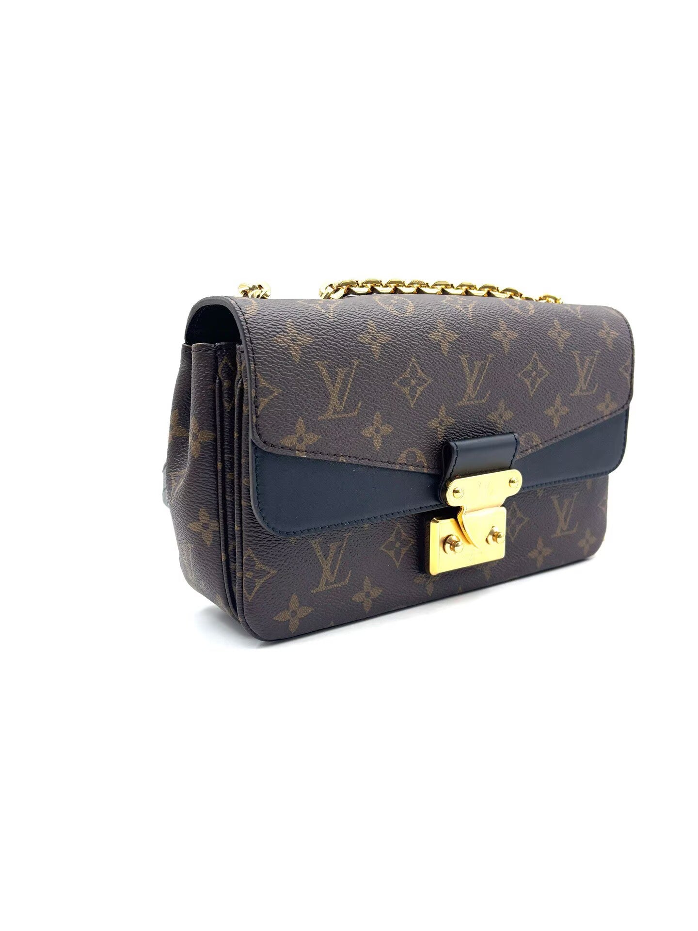 Louis Vuitton - Marceau - Monogram coated canvas with cowhide leather trim - Brown with black trim - (small)
