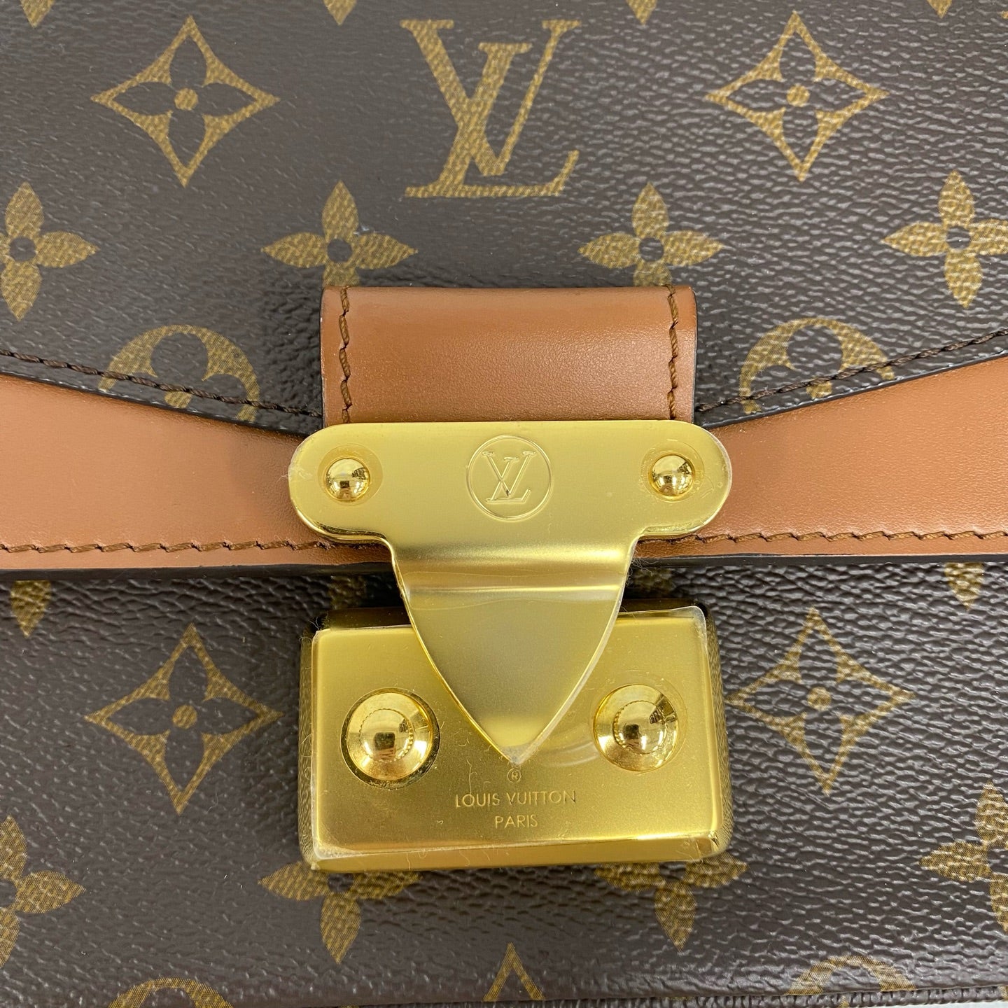 Louis Vuitton - Marceau - Monogram coated canvas with natural cowhide leather trim - Brown - (Small)