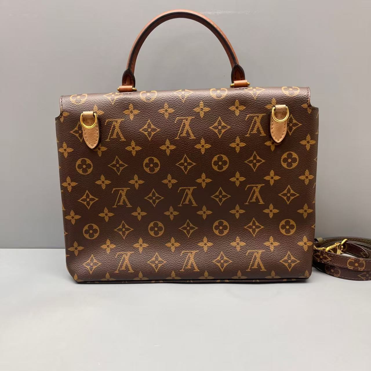 Louis Vuitton - Marignan Lock Messenger Bag - Monogram canvas and leather - Brown - (Medium)
