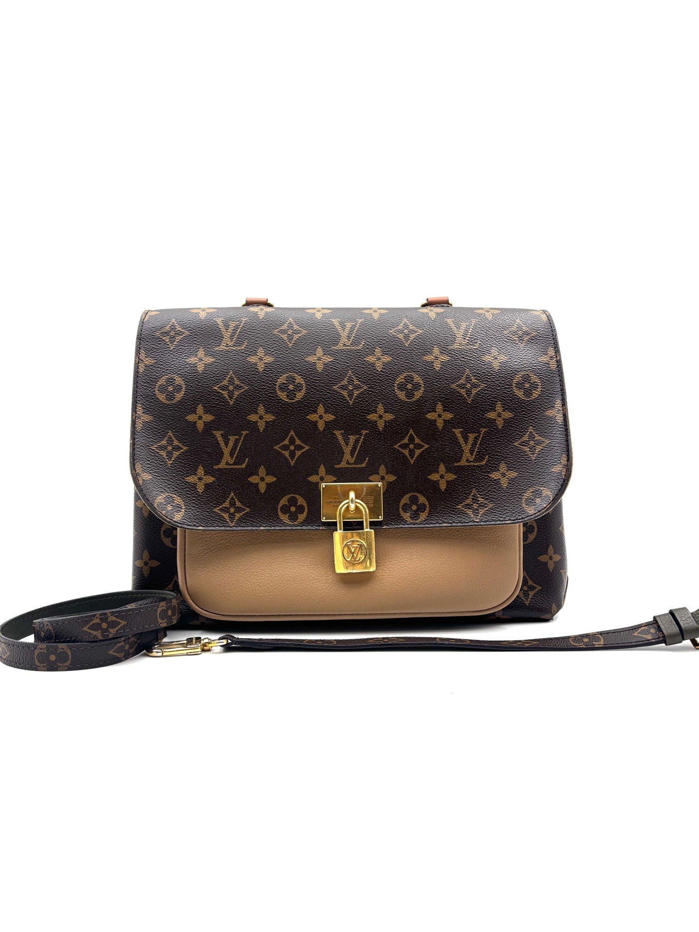 Louis Vuitton - Marignan - Monogram coated canvas and leather - Brown and Beige - (medium)