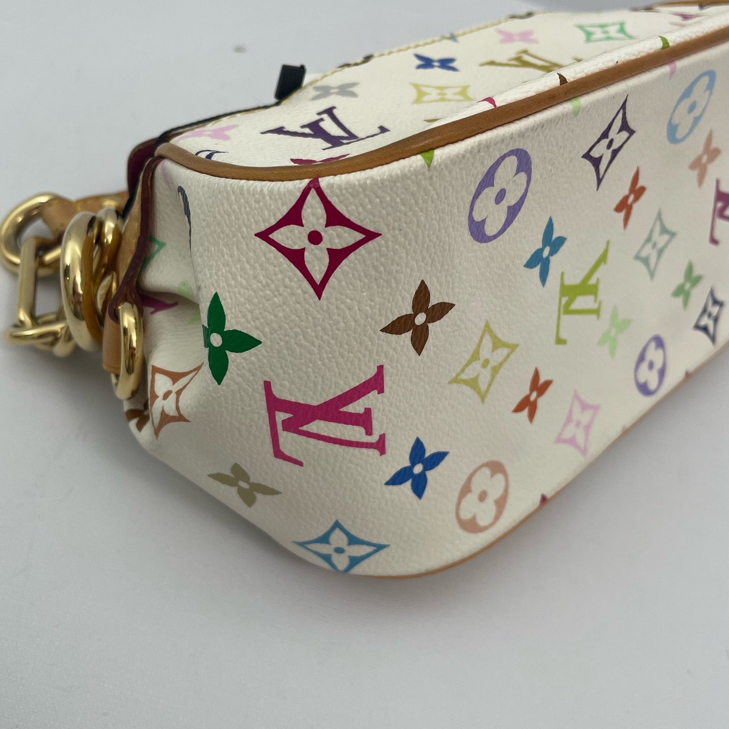 Louis Vuitton - Marilyn - Monogram Multicolore coated canvas with natural cowhide leather trim - White - (small)