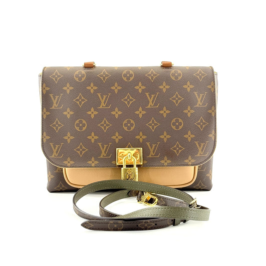 Louis Vuitton - Marignan - Monogram canvas with natural cowhide leather trim - Brown and Beige - (medium)