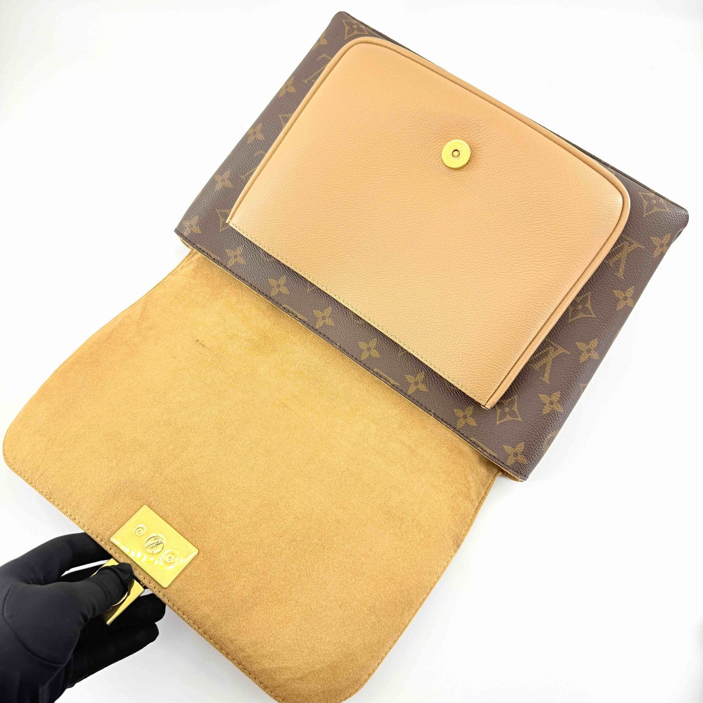 Louis Vuitton - Marignan - Monogram canvas with natural cowhide leather trim - Brown and Beige - (medium)