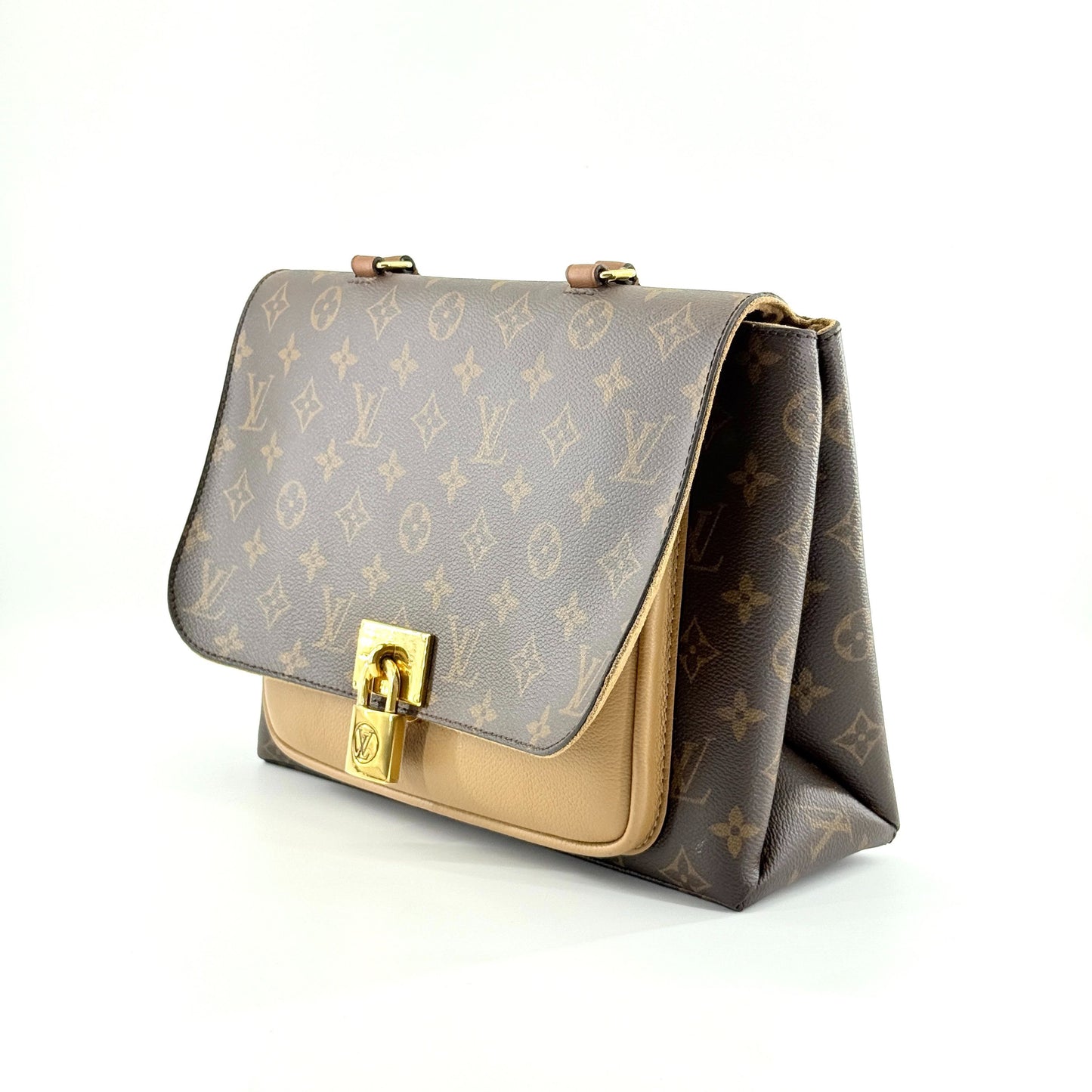 Louis Vuitton - Marignan - Monogram canvas with natural cowhide leather trim - Brown and Beige - (medium)