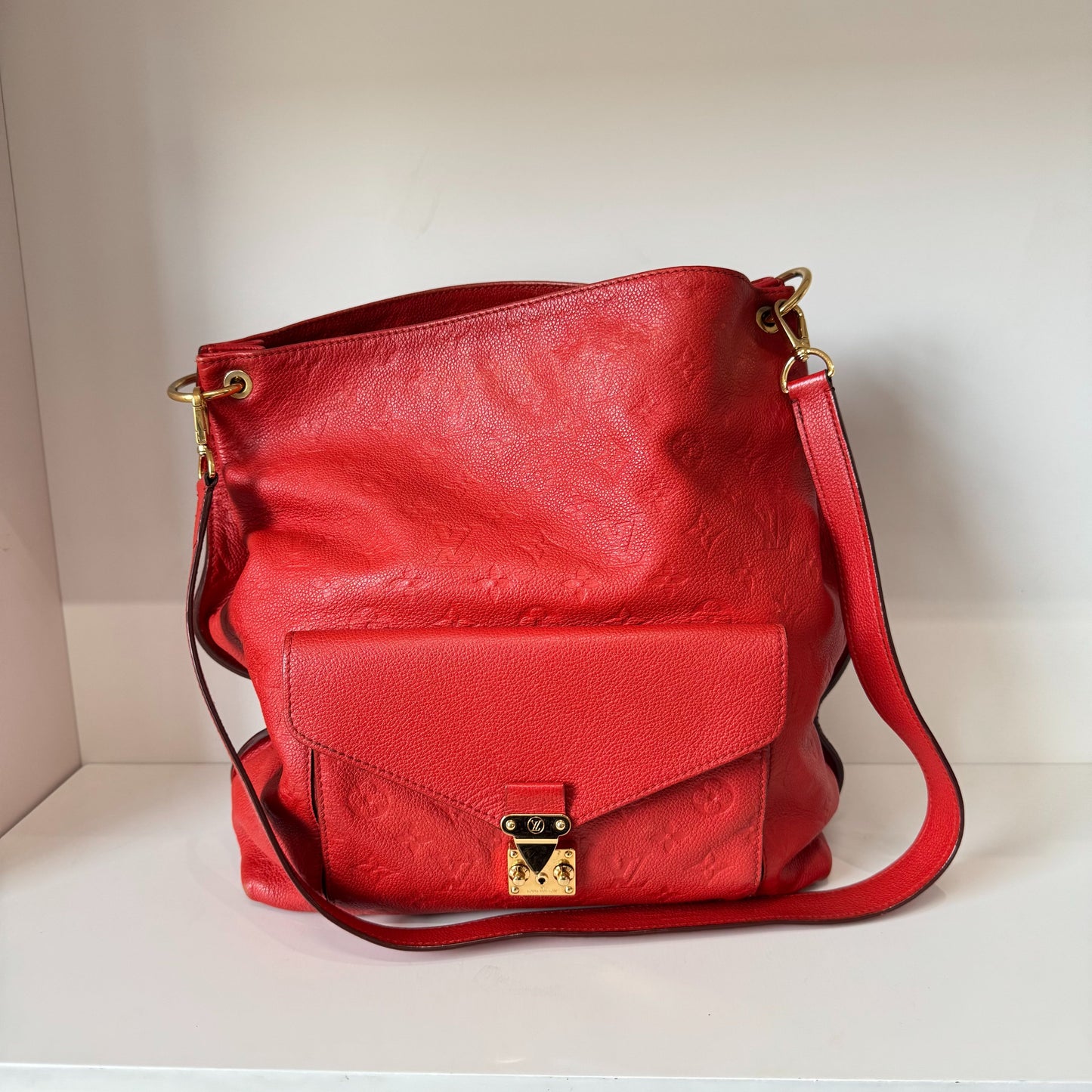 Louis Vuitton - Metis Hobo - Leather - Red - (medium)