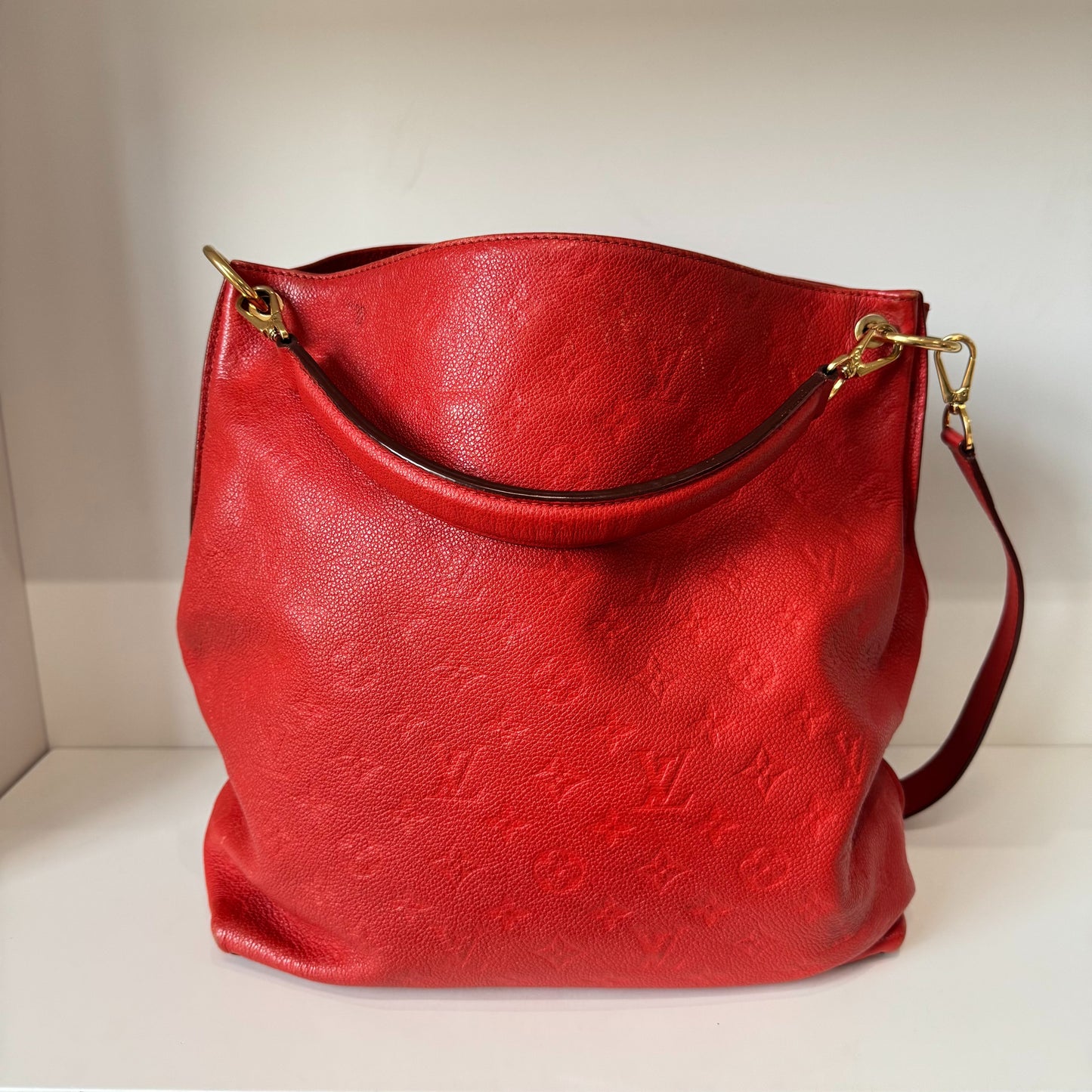 Louis Vuitton - Metis Hobo - Leather - Red - (medium)