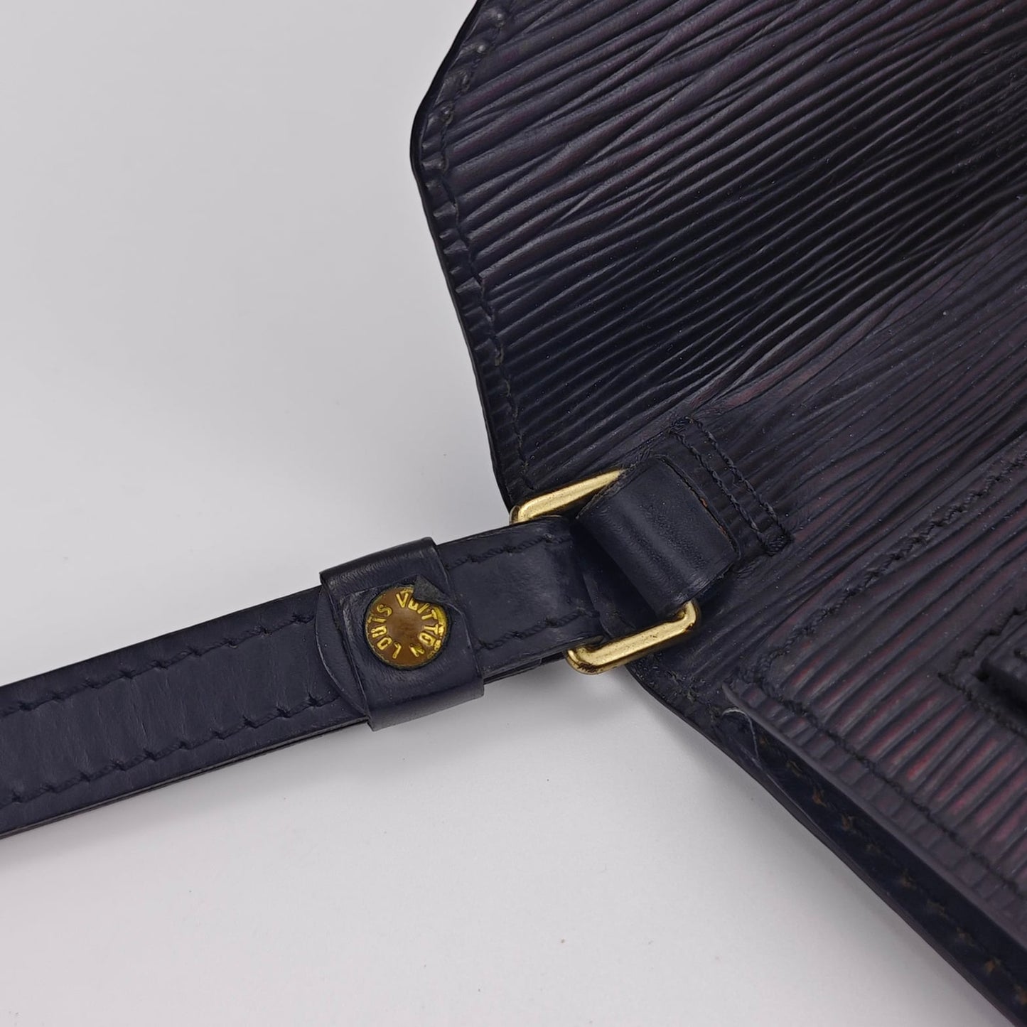 Louis Vuitton - Monceau - Leather - Navy - (Small)
