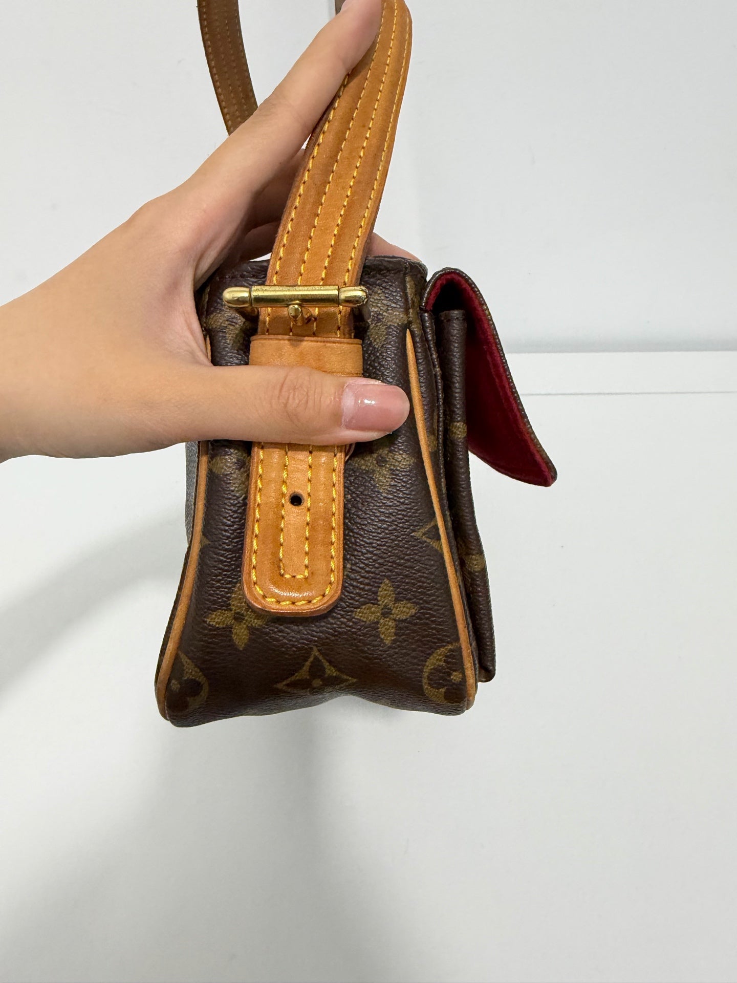 Louis Vuitton - Monogram Camel bag - Leather - Brown - (small)