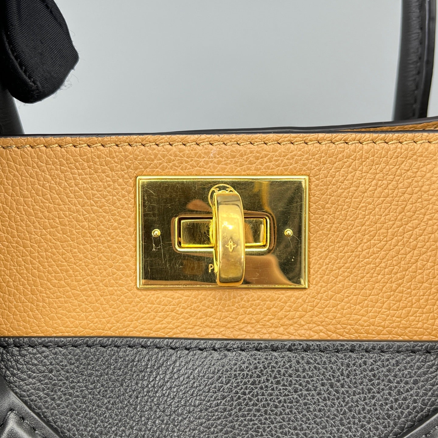 Louis Vuitton - Monogram Canvas and Leather Tote - Leather - Black and Brown - (medium)