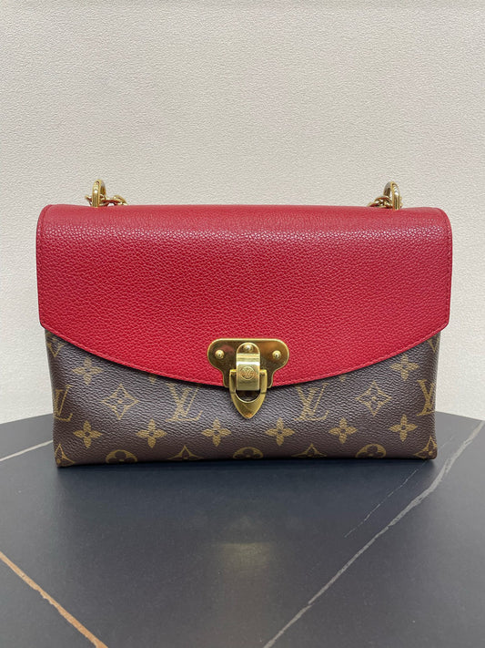 Louis Vuitton - Monogram Chain Wallet - Leather - Burgundy - (mini)