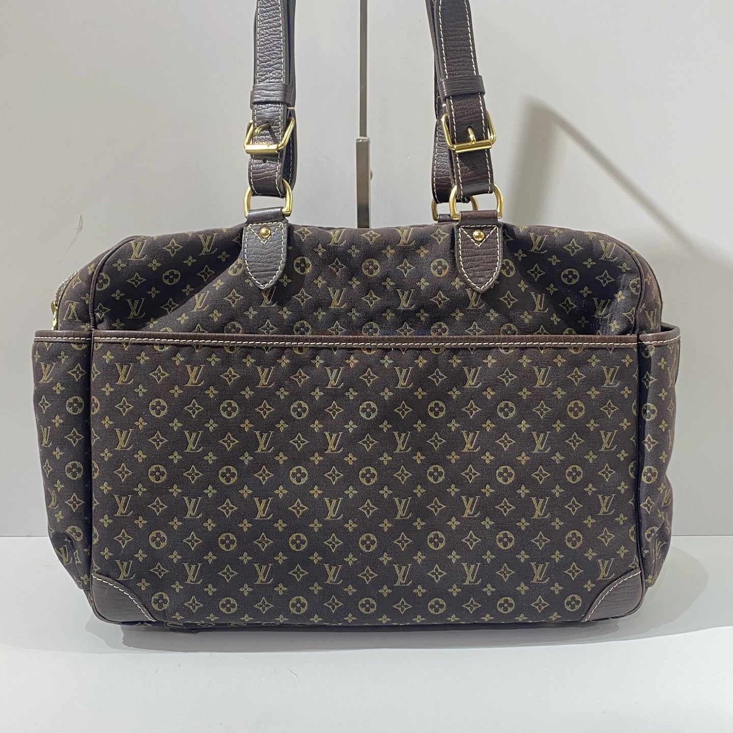 Louis Vuitton - Monogram Denim Messenger Bag - Denim canvas with leather trim - Brown - (Large)