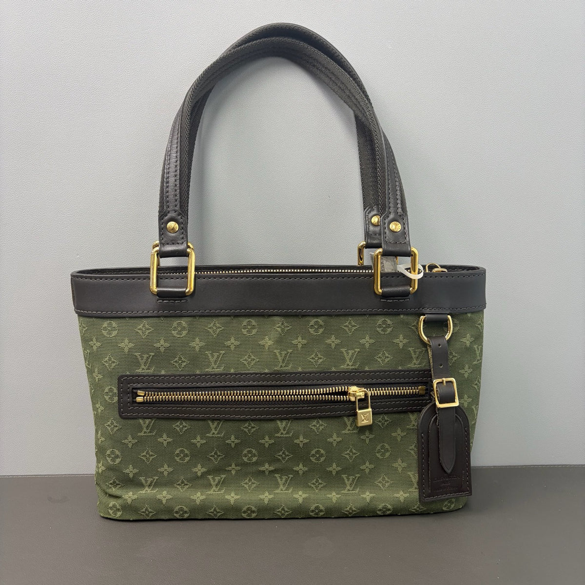 Louis Vuitton - Monogram Denim Tote Bag - Cloth - Green - (mini)