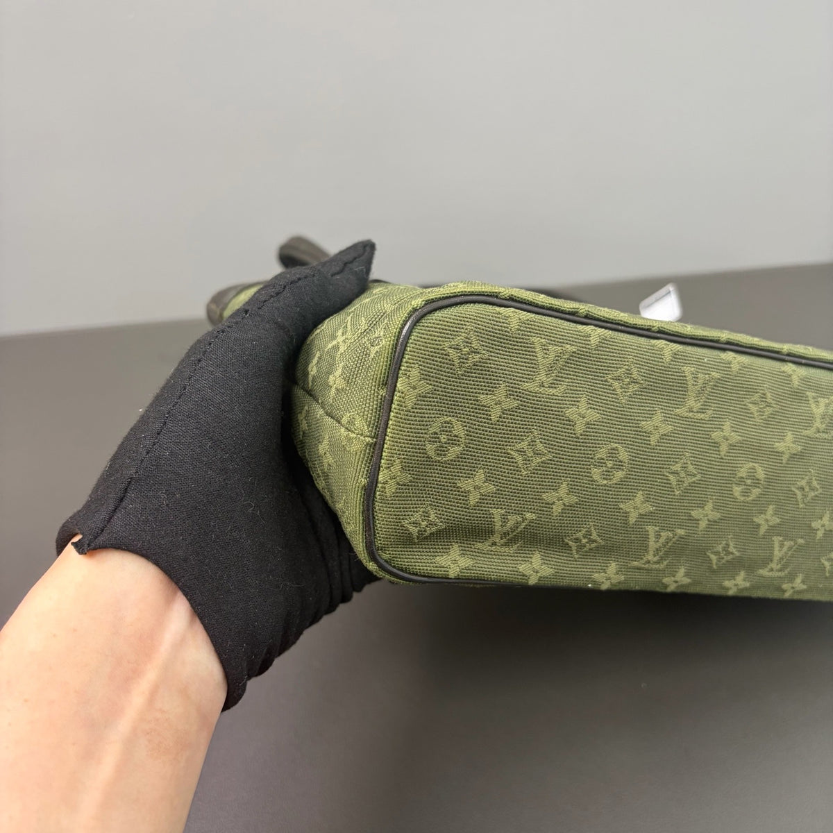 Louis Vuitton - Monogram Denim Tote Bag - Cloth - Green - (mini)