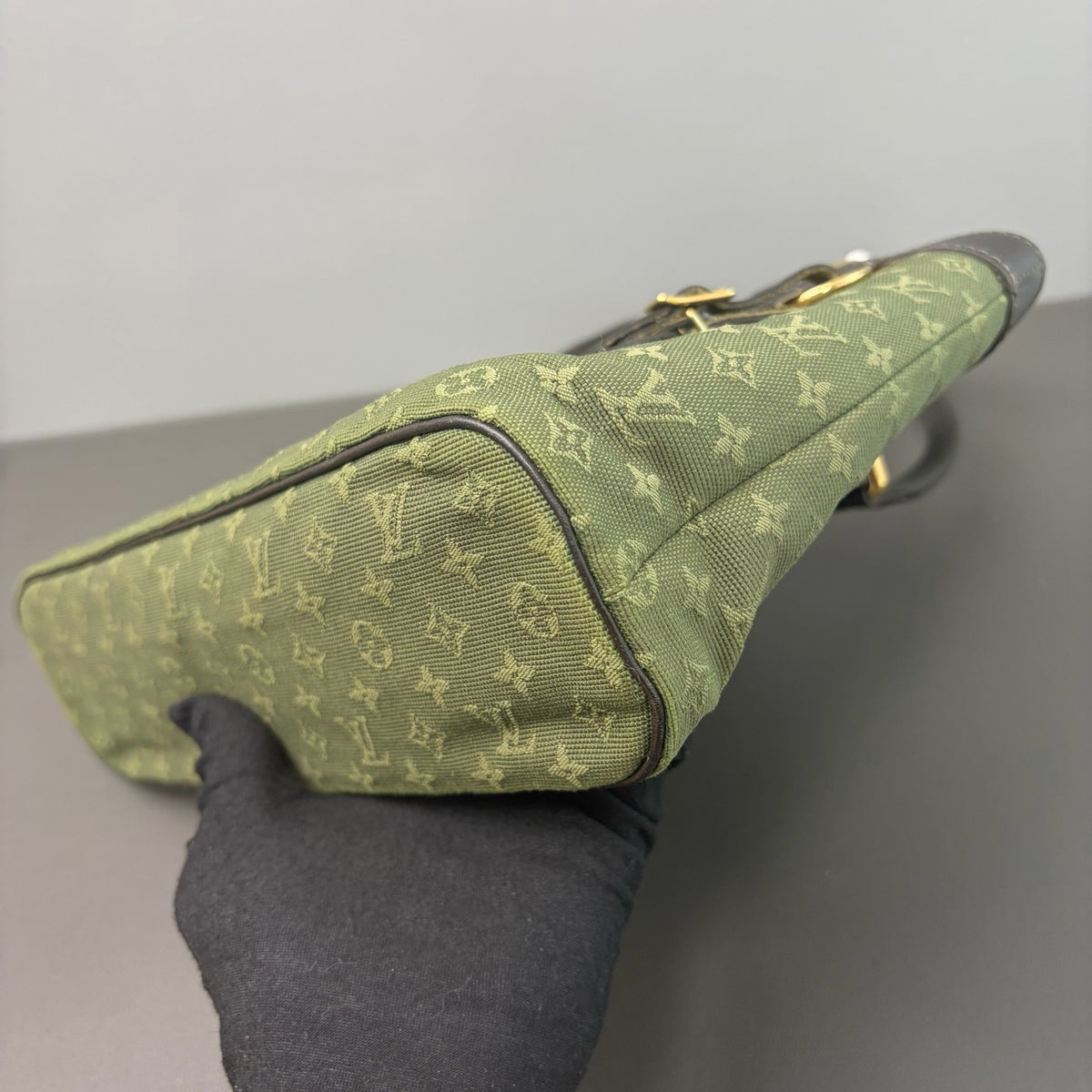 Louis Vuitton - Monogram Denim Tote Bag - Cloth - Green - (mini)
