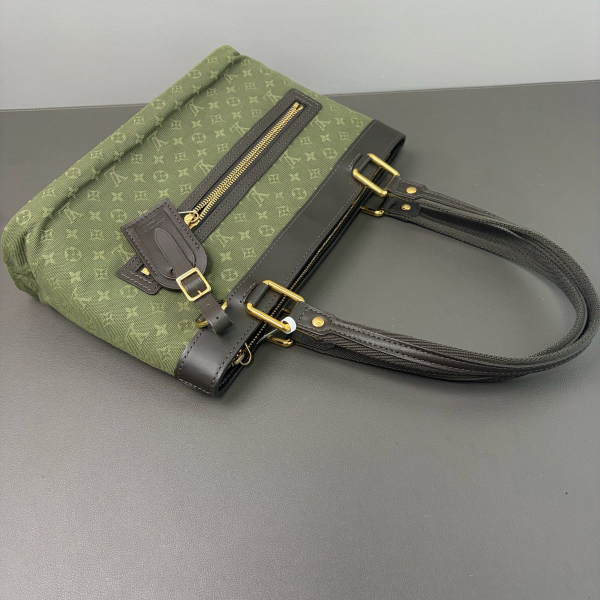 Louis Vuitton - Monogram Denim Tote Bag - Cloth - Green - (mini)