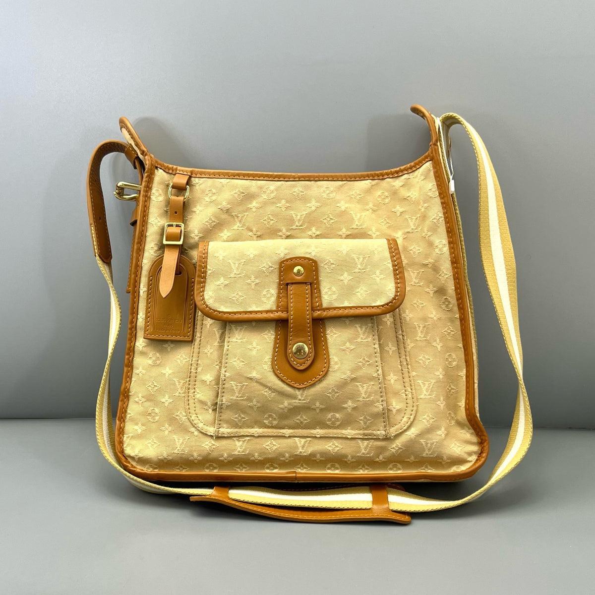 Louis Vuitton - Monogram Mini Lin Shoulder Bag - Cloth - Yellow - (medium)