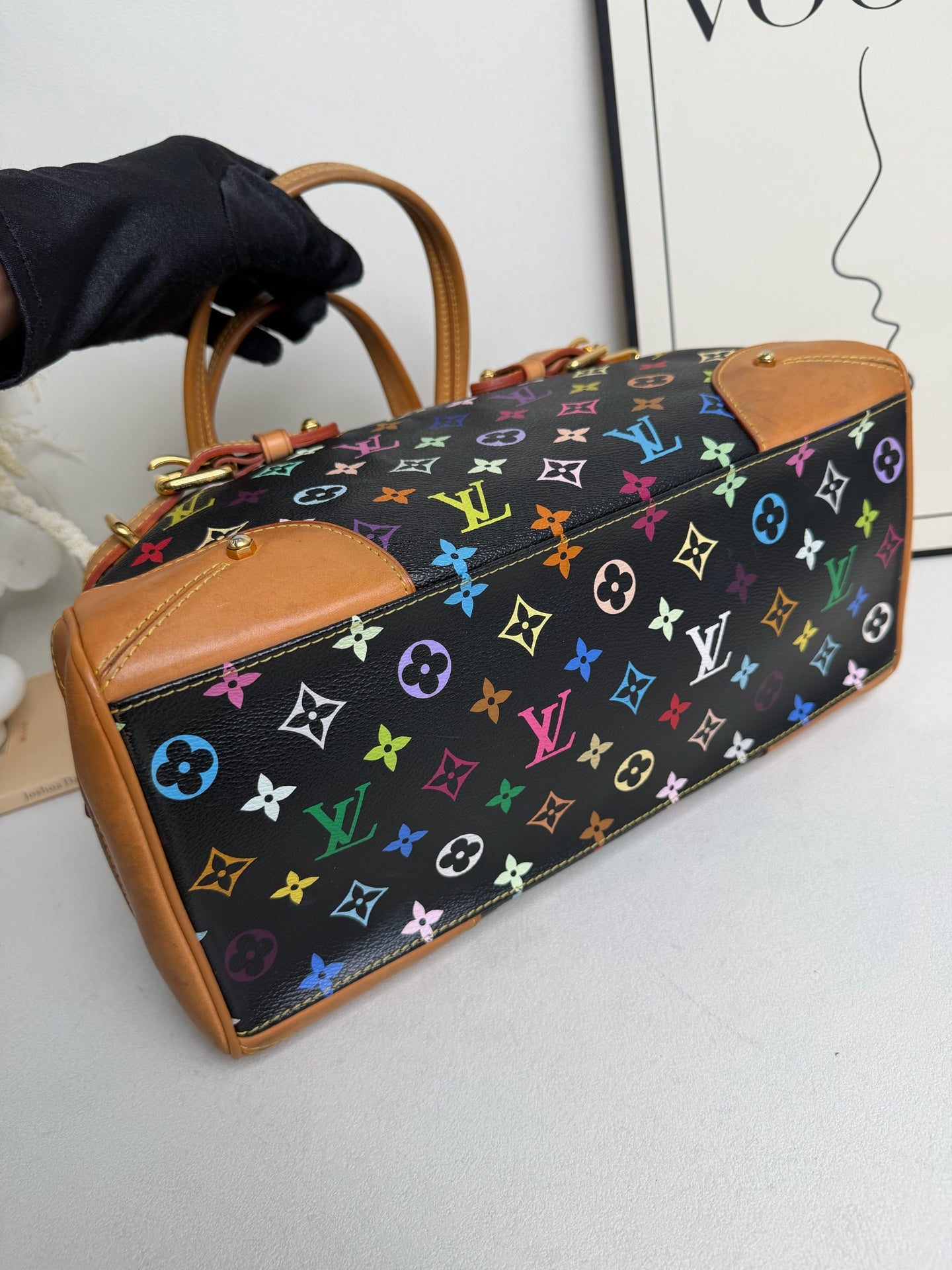 Louis Vuitton - Monogram Multicolore Speedy - Leather - Black - (Other)