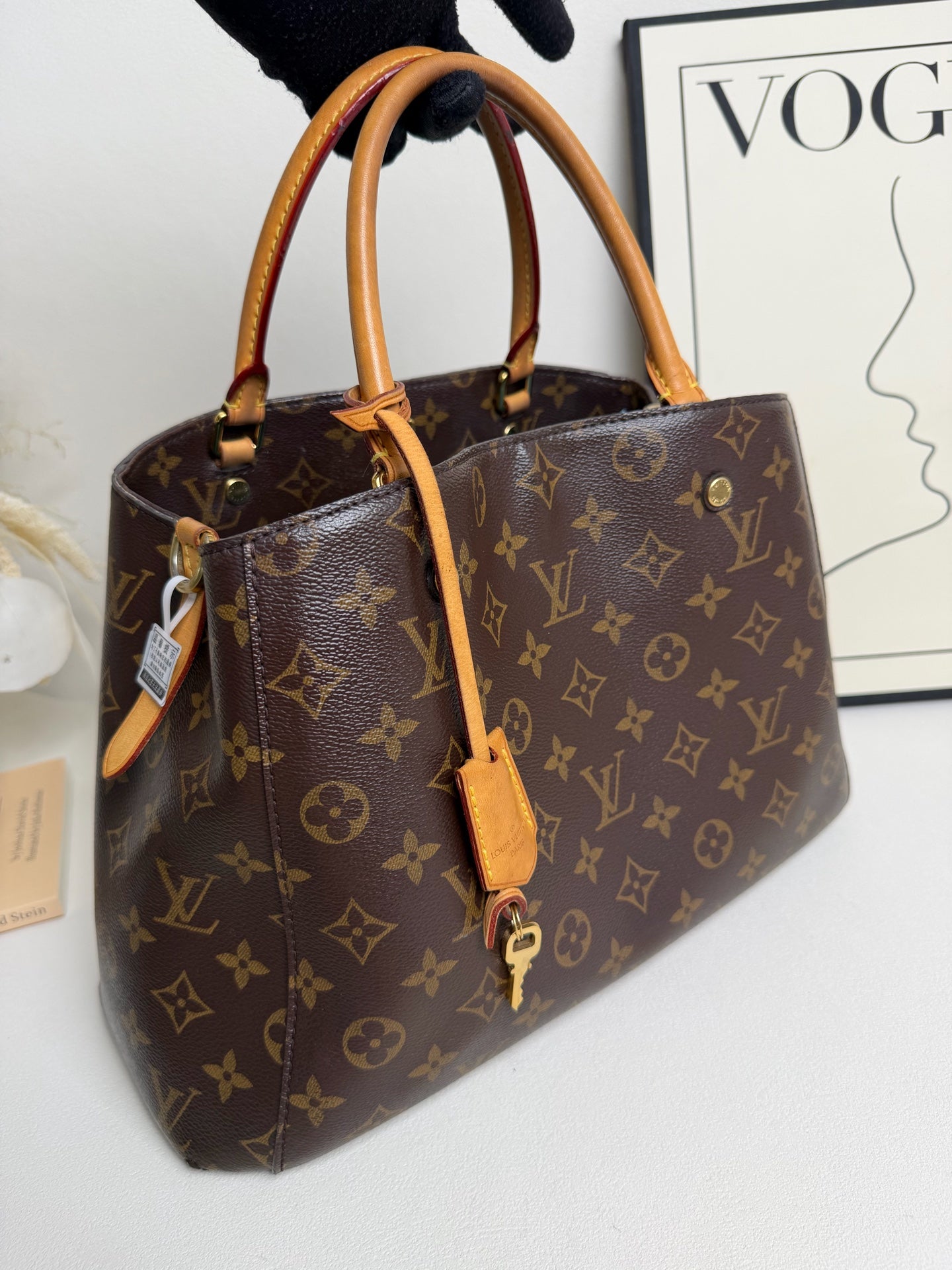 Louis Vuitton - Montaigne Bag - Leather - Brown - (medium)