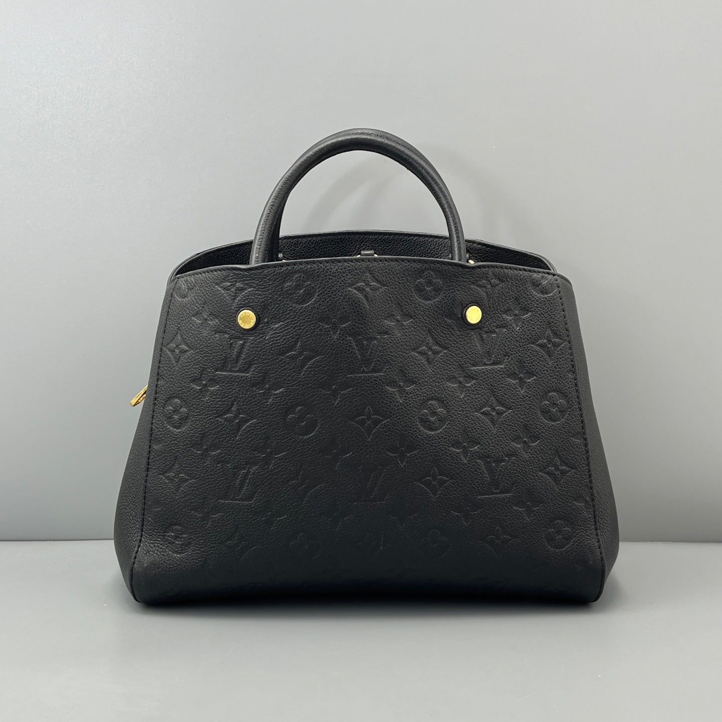 Louis Vuitton - Montaigne BB - Leather - Black - (mini)