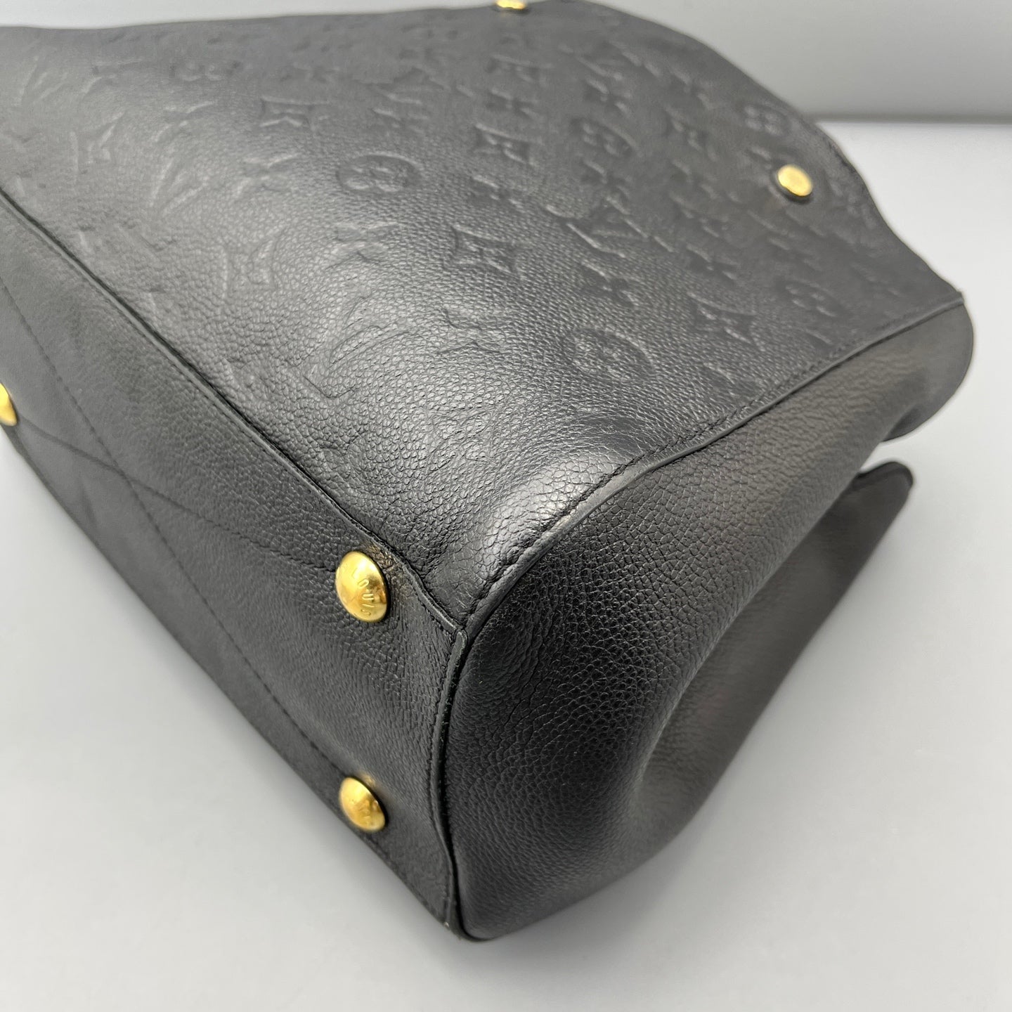 Louis Vuitton - Montaigne BB - Leather - Black - (mini)