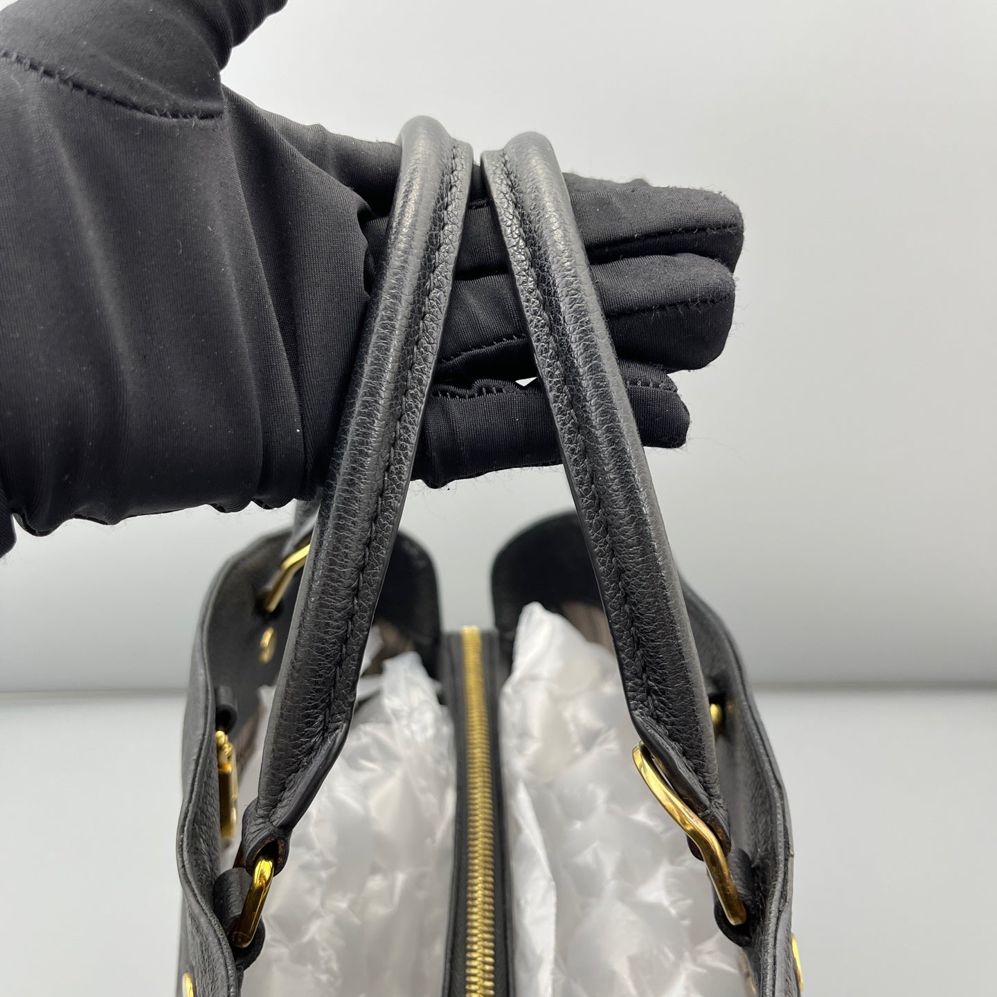 Louis Vuitton - Montaigne BB - Leather - Black - (mini)