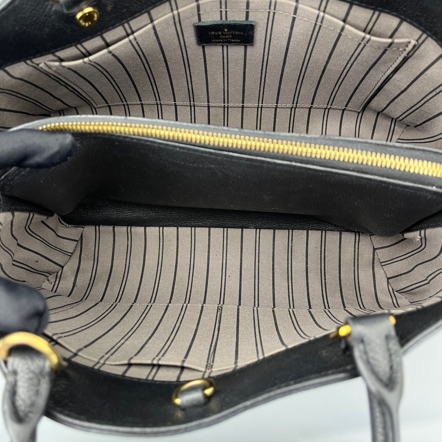 Louis Vuitton - Montaigne BB - Leather - Black - (mini)