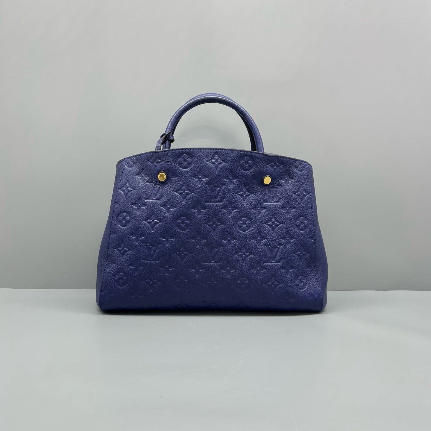 Louis Vuitton - Montaigne BB - Leather - Blue - (small)