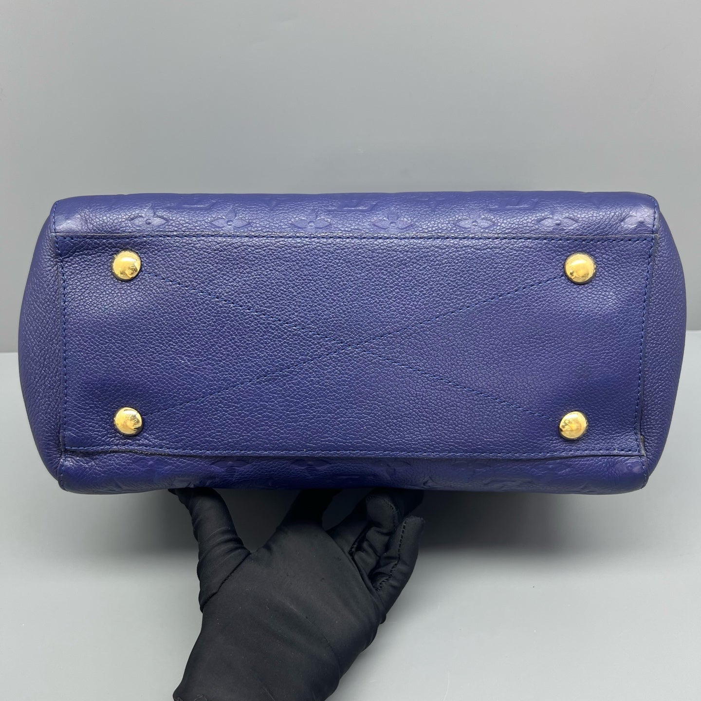 Louis Vuitton - Montaigne BB - Leather - Blue - (small)