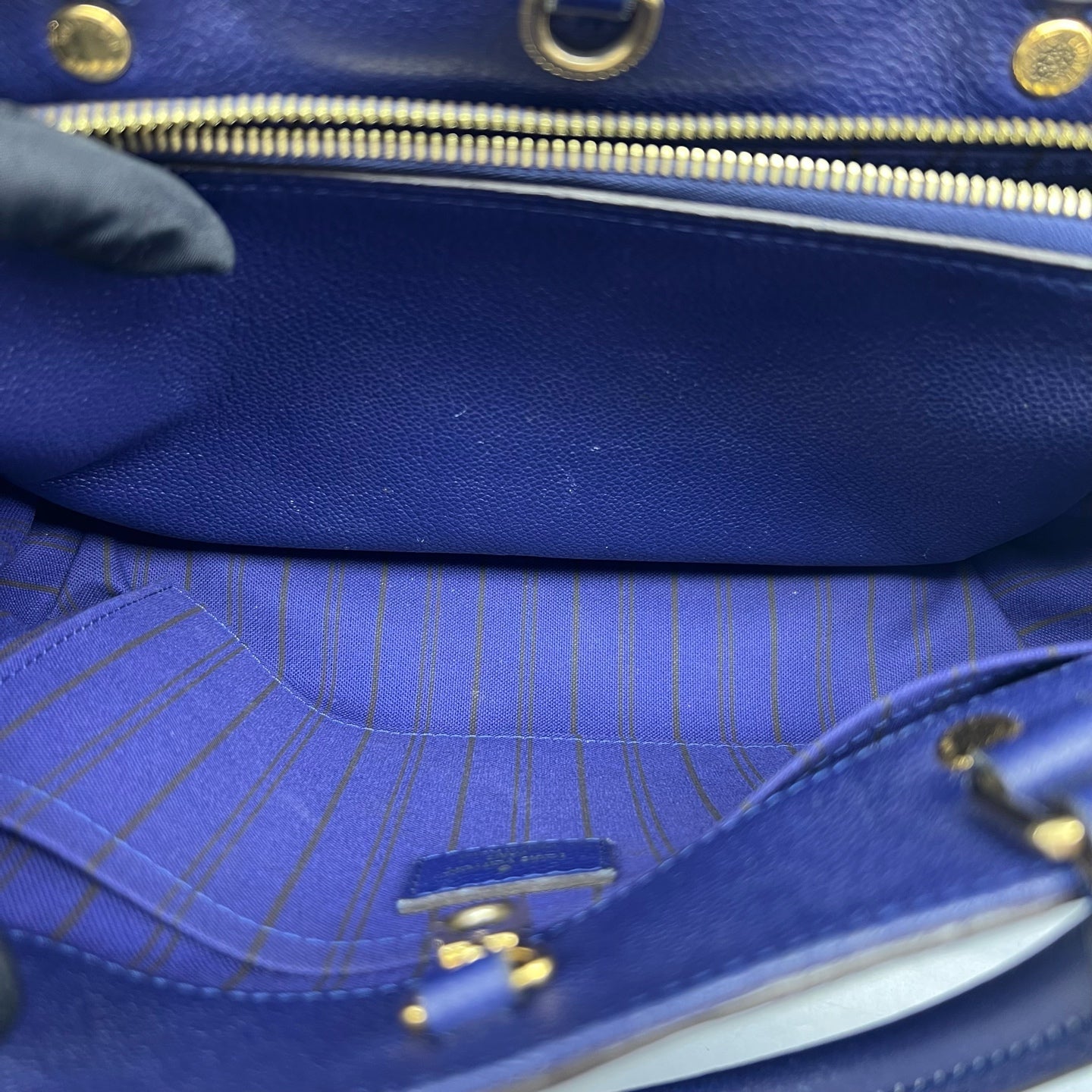 Louis Vuitton - Montaigne BB - Leather - Blue - (small)
