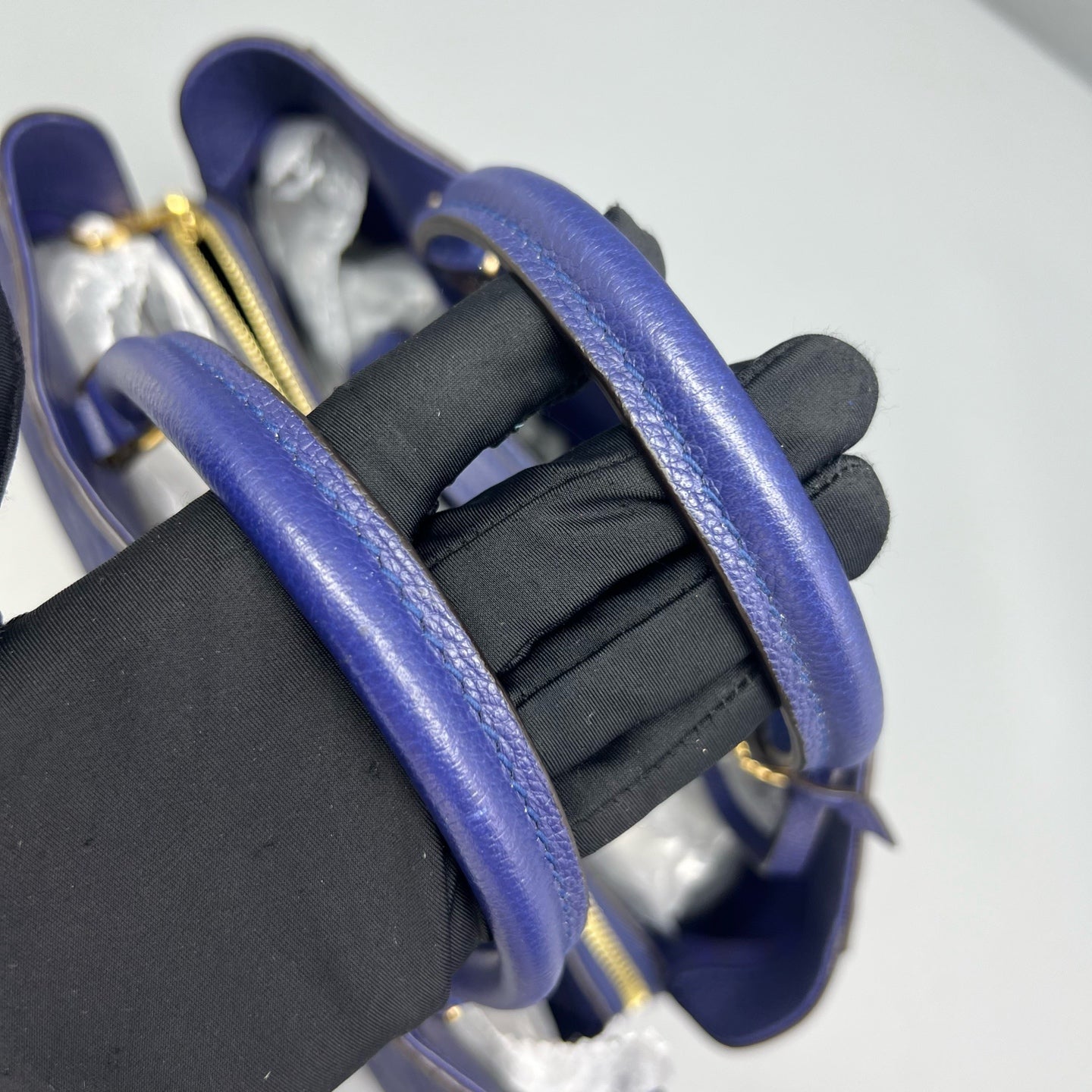 Louis Vuitton - Montaigne BB - Leather - Blue - (small)