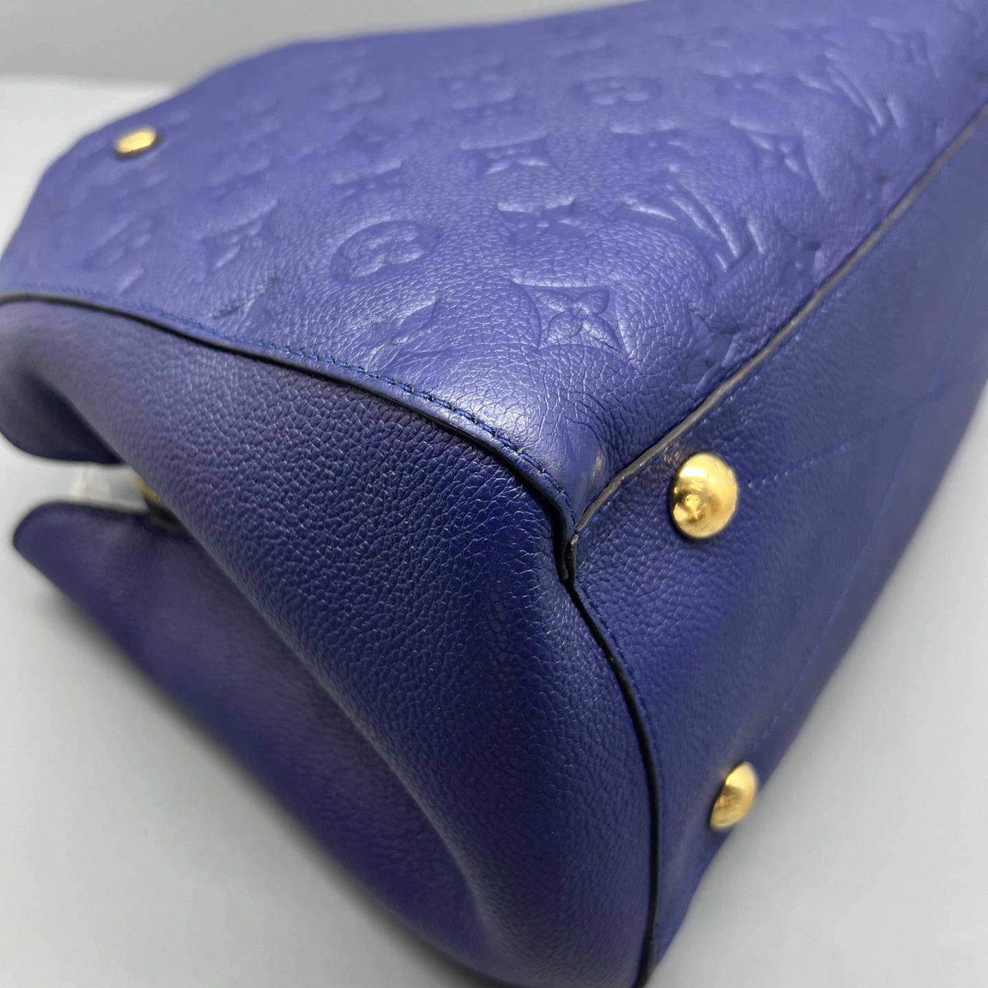 Louis Vuitton - Montaigne BB - Leather - Blue - (small)
