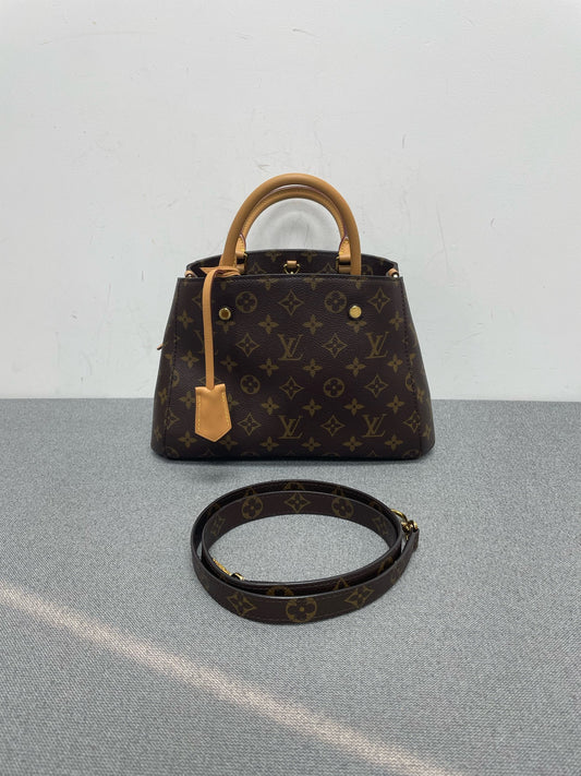 Louis Vuitton - Montaigne BB - Leather - Brown - (mini)