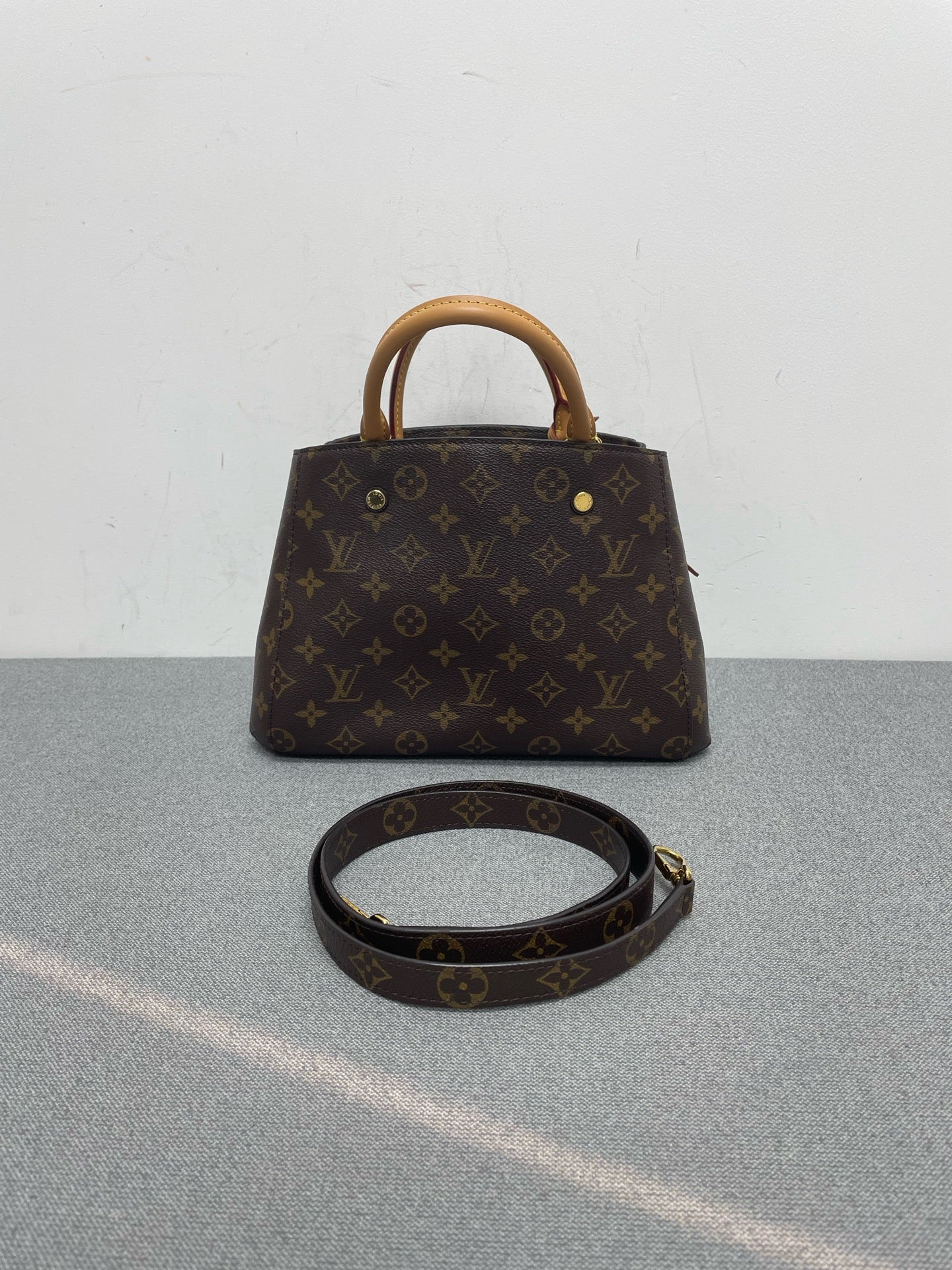 Louis Vuitton - Montaigne BB - Leather - Brown - (mini)
