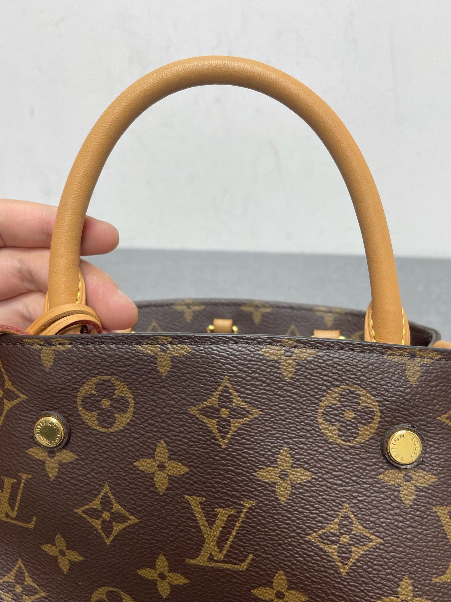 Louis Vuitton - Montaigne BB - Leather - Brown - (mini)