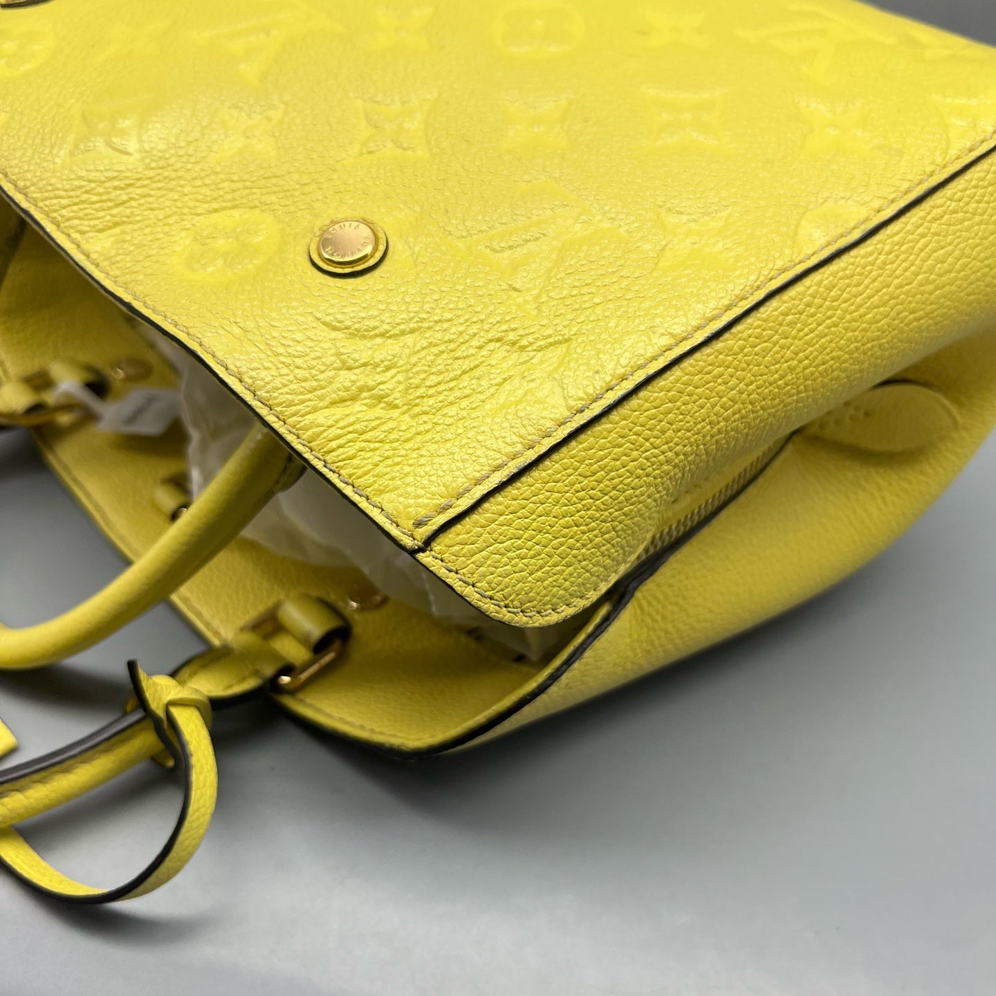 Louis Vuitton - Montaigne BB - Leather - Yellow - (mini)