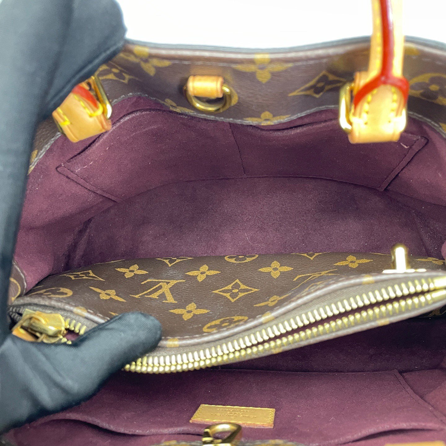 Louis Vuitton - Montaigne BB - Monogram coated canvas and Vachetta leather - Brown with Natural Tan and Gold-Tone Hardware - (Mini)