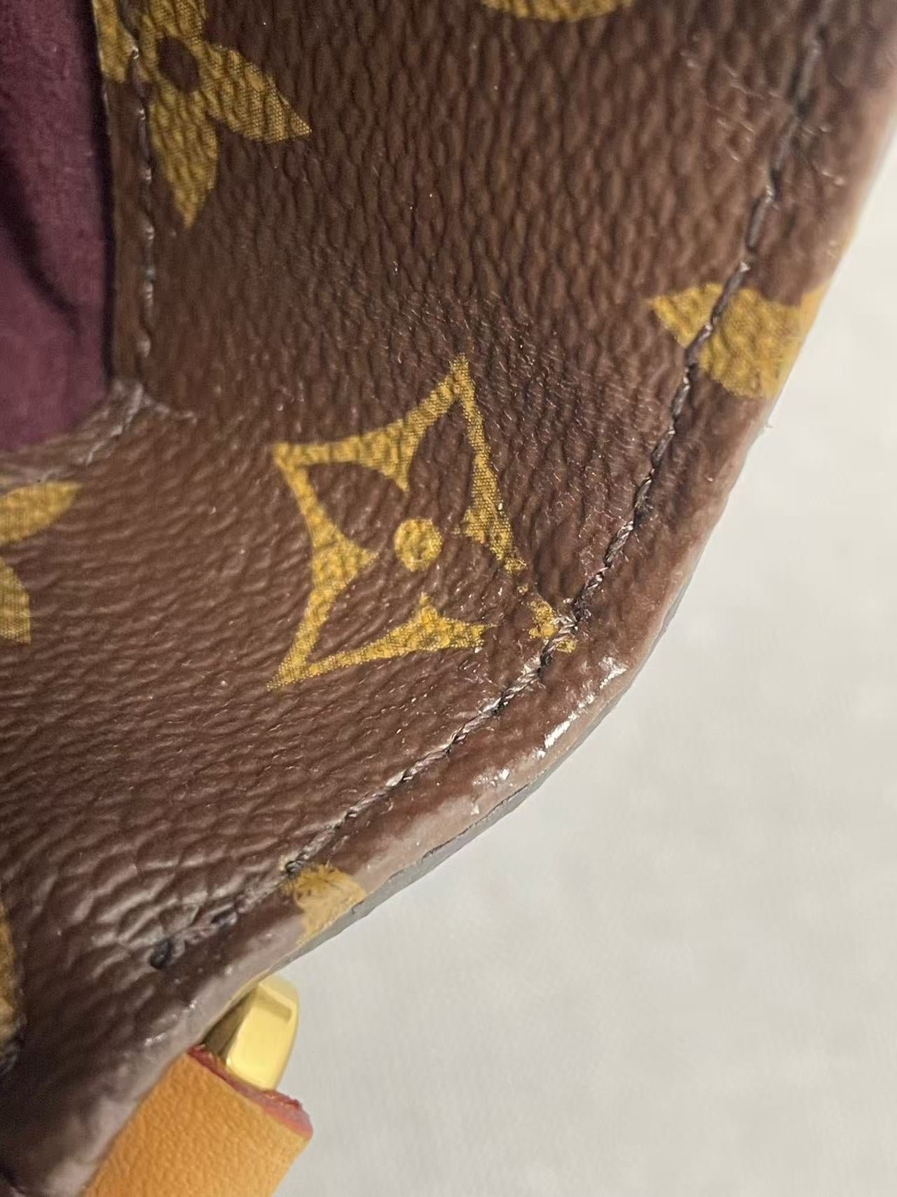 Louis Vuitton - Montaigne BB - Monogram coated canvas with Vachetta leather trim - Monogram Brown - (Mini)