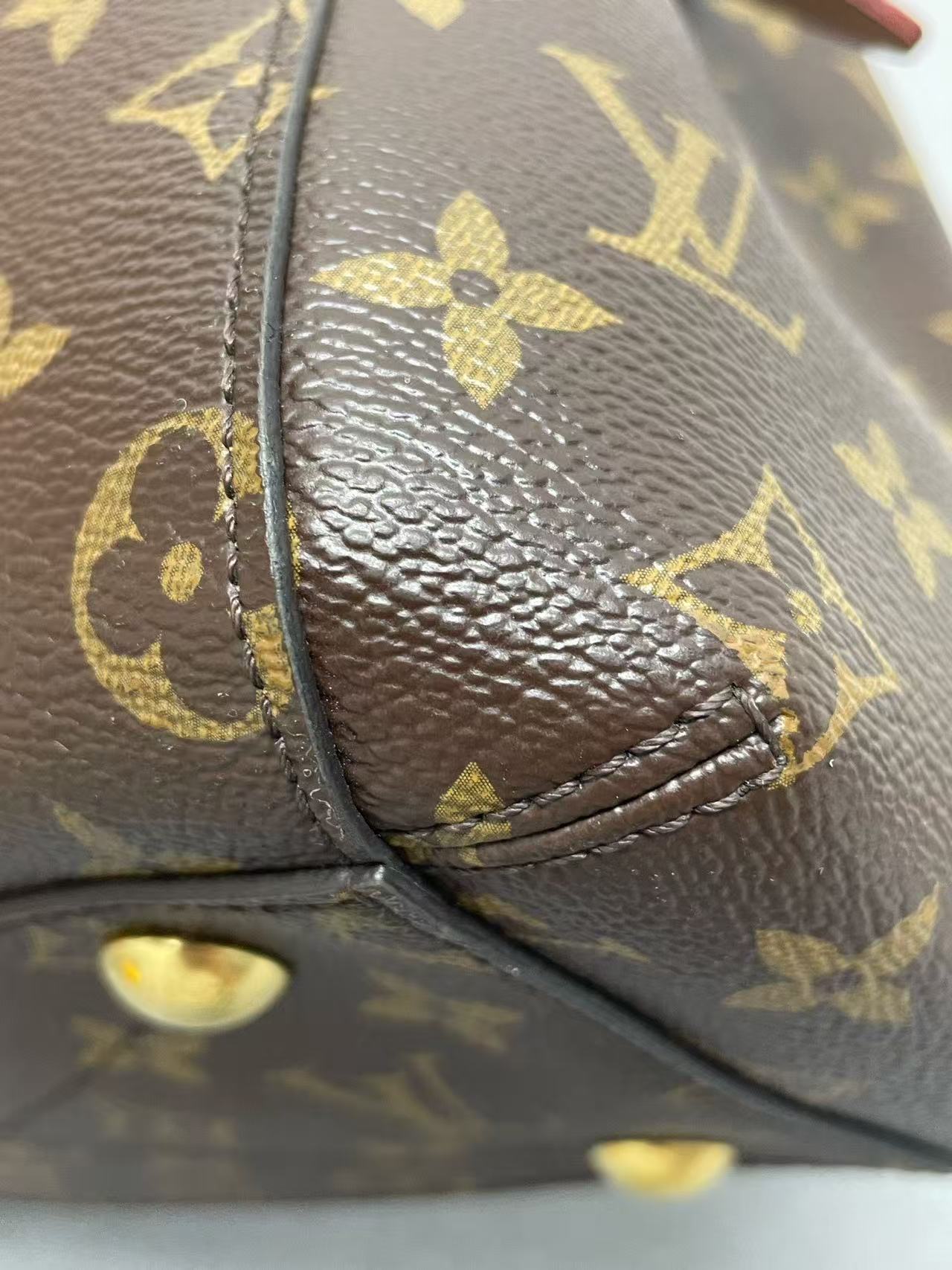 Louis Vuitton - Montaigne BB - Monogram coated canvas with Vachetta leather trim - Monogram Brown - (Mini)