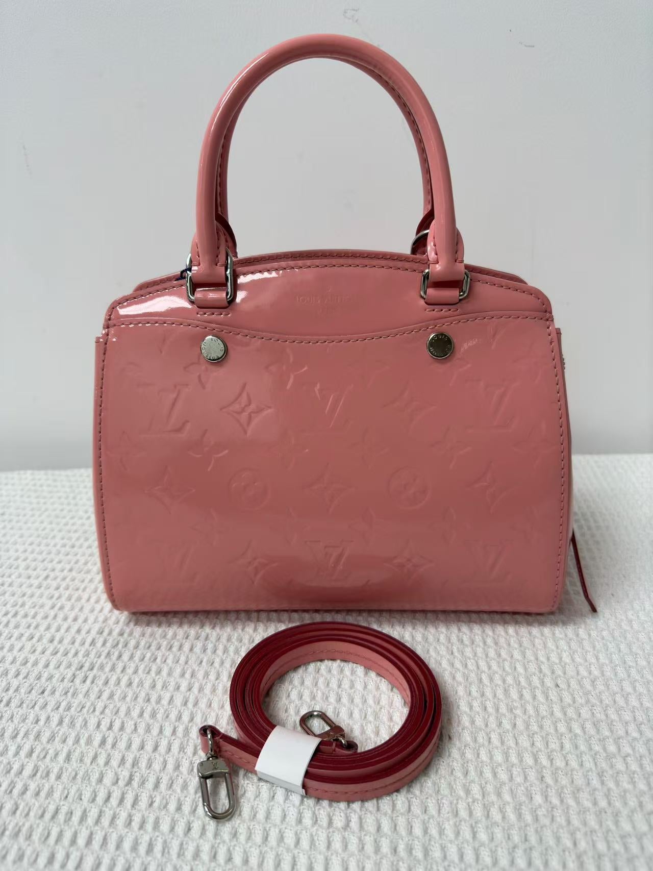 Louis Vuitton - Montaigne BB - Patent leather - Pink - (Mini)