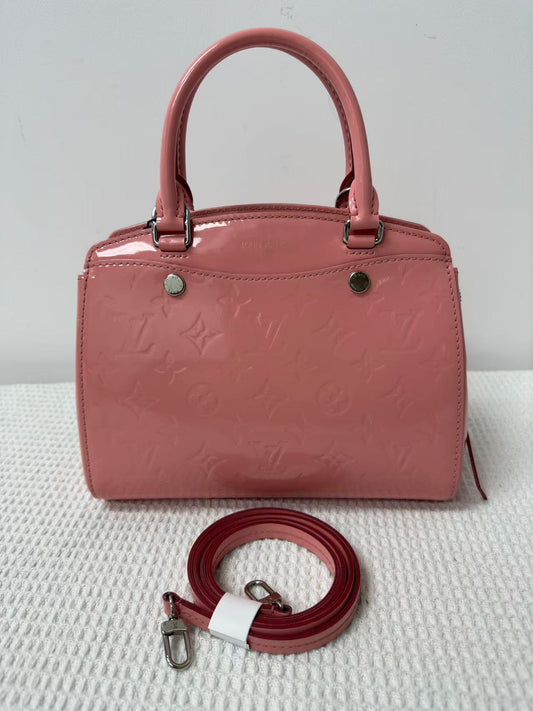 Louis Vuitton - Montaigne BB - Patent leather - Pink - (Mini)